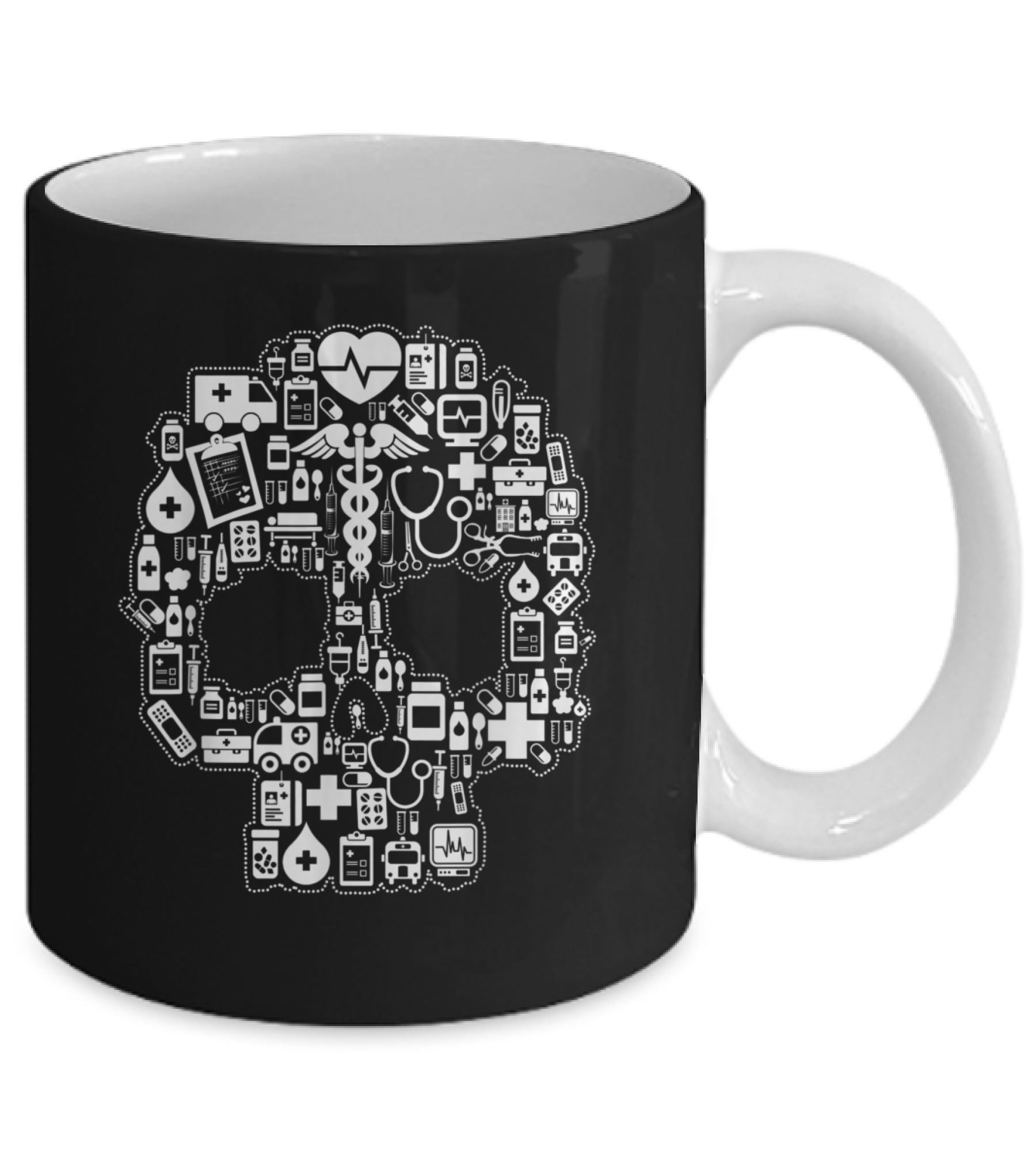 Nurse Sugar Skull Mug