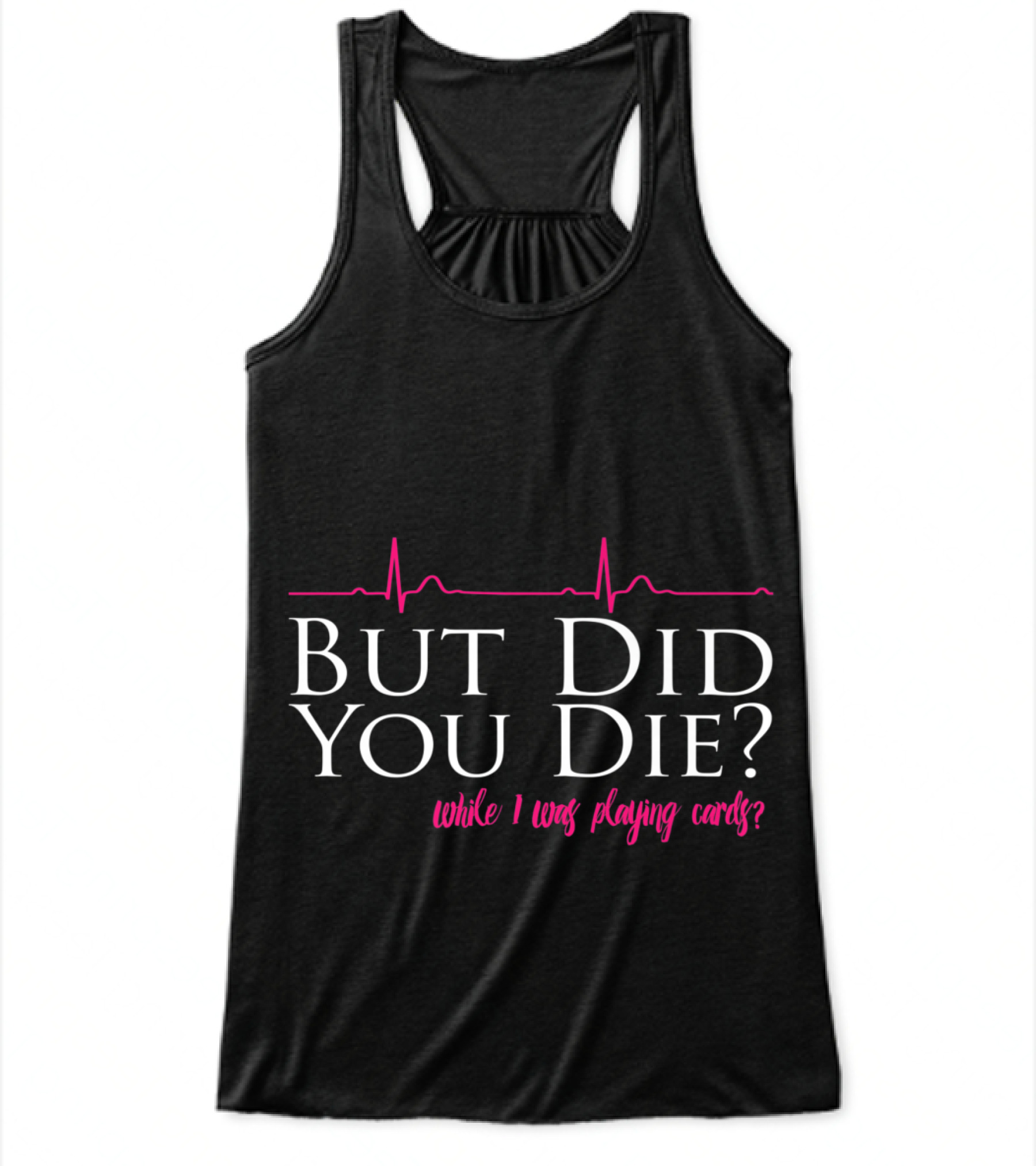 Nurses Don't Play Cards Flowy Tank Top