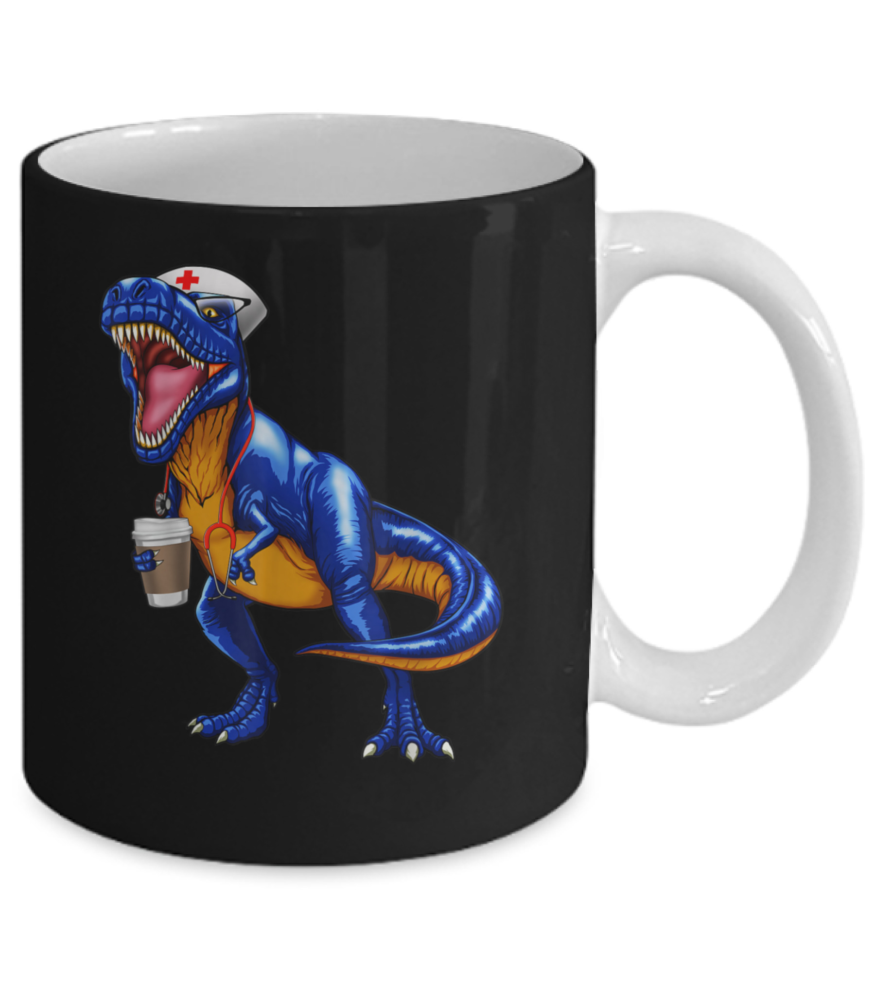 Nursesaurus T rex Coffee T Nurse Sauru Mug