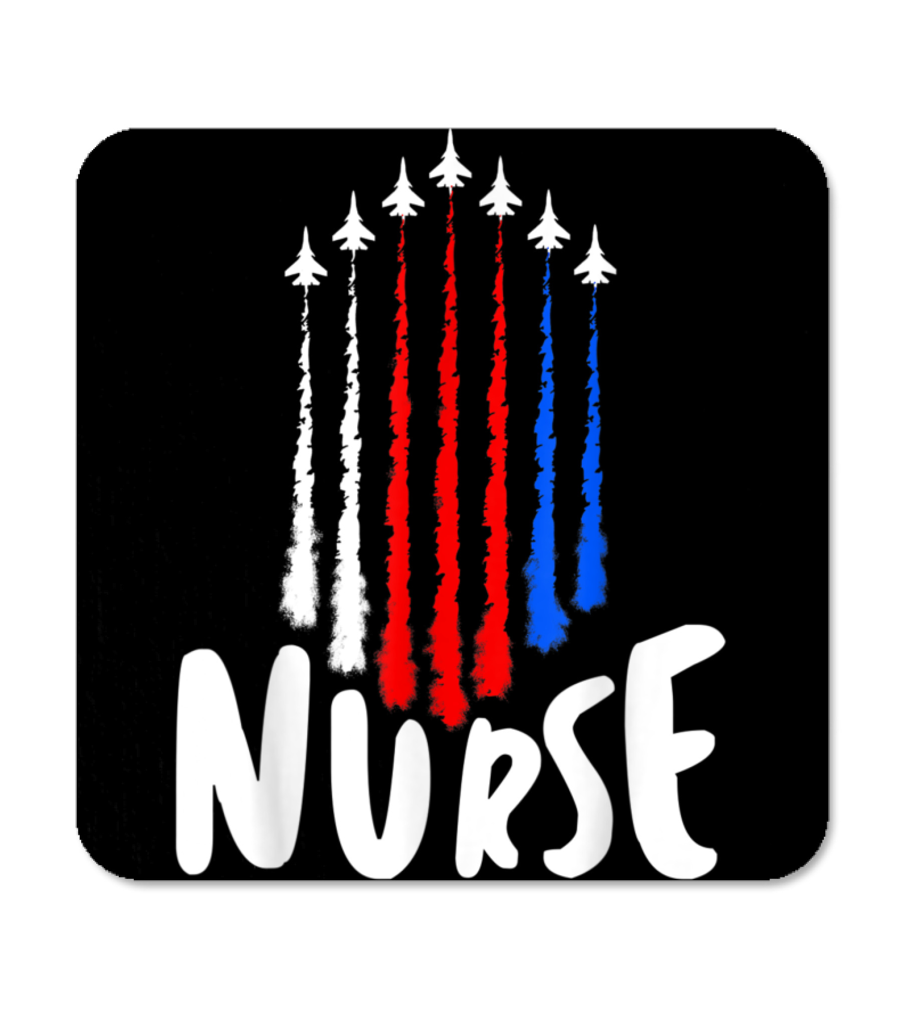 Nurse 4th of July America...Coaster 