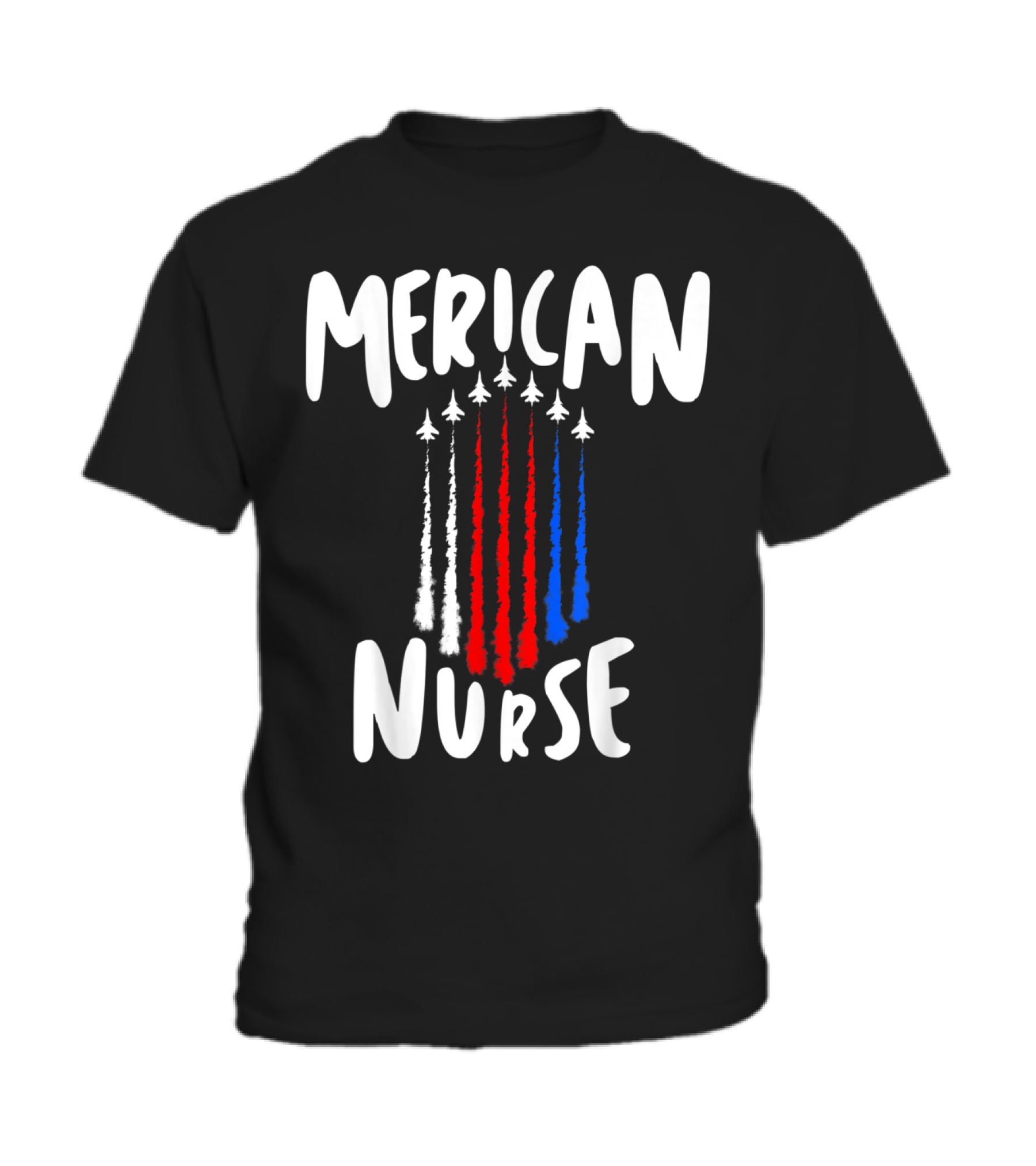 Nurse 4th of July Red White Blue Ai Toddler T-Shirt