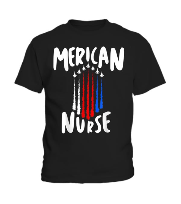 Nurse 4th of July Red White Blue Ai Toddler T-Shirt Nurse 4th of July Red White Blue Ai Toddler T-Shirt