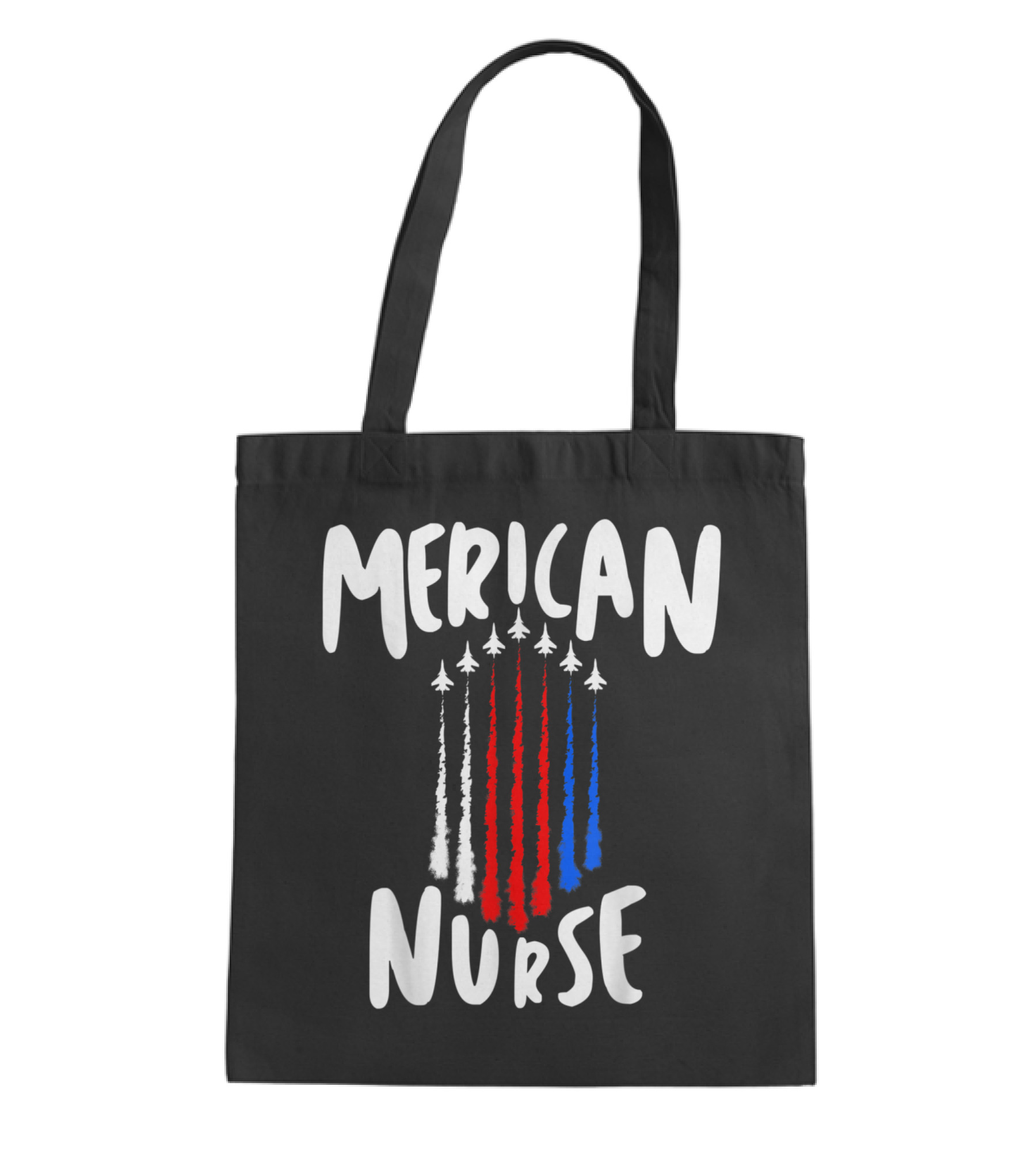 Nurse 4th of July Red White Blue Ai Tote Bag