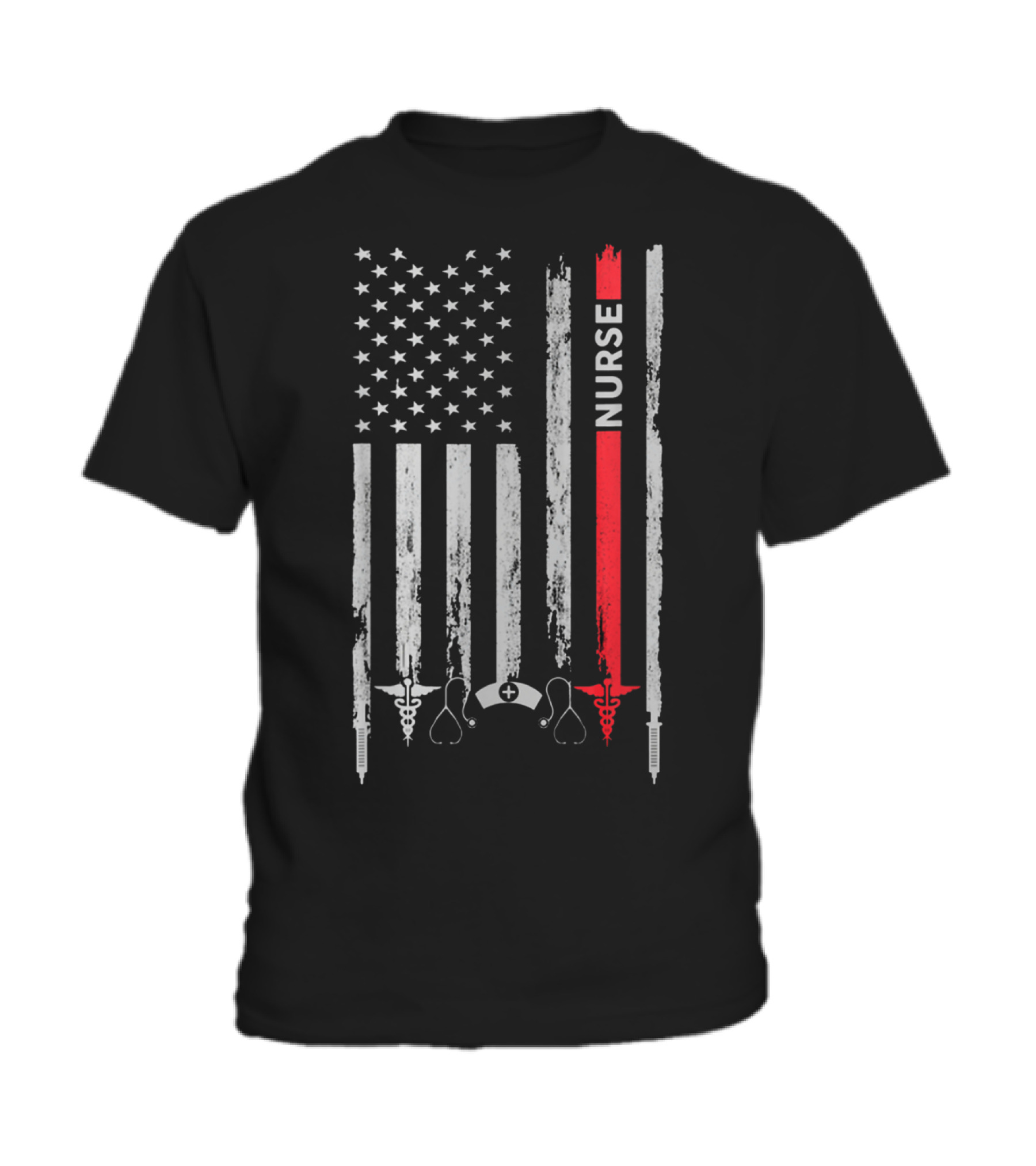 Nurse American Flag T Gif Toddler T-Shirt