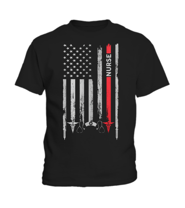 Nurse American Flag T Gif Toddler T-Shirt Nurse American Flag T Gif Toddler T-Shirt
