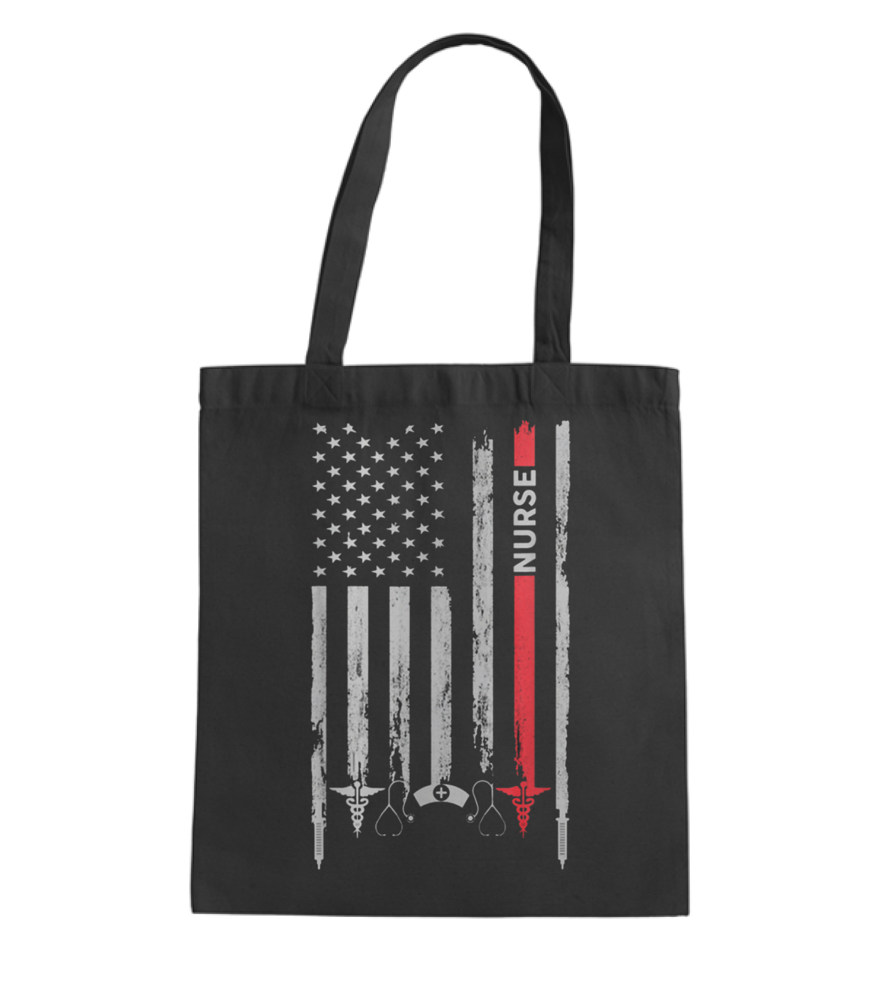 Nurse American Flag T Gif Tote Bag