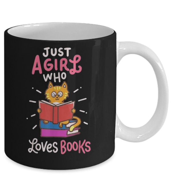 Book Lover Bookworm Reader Reading Cat Mug Book Lover Bookworm Reader Reading Cat Mug