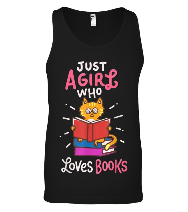 Book Lover Bookworm Reader Reading Cat Tank Top Book Lover Bookworm Reader Reading Cat Tank Top