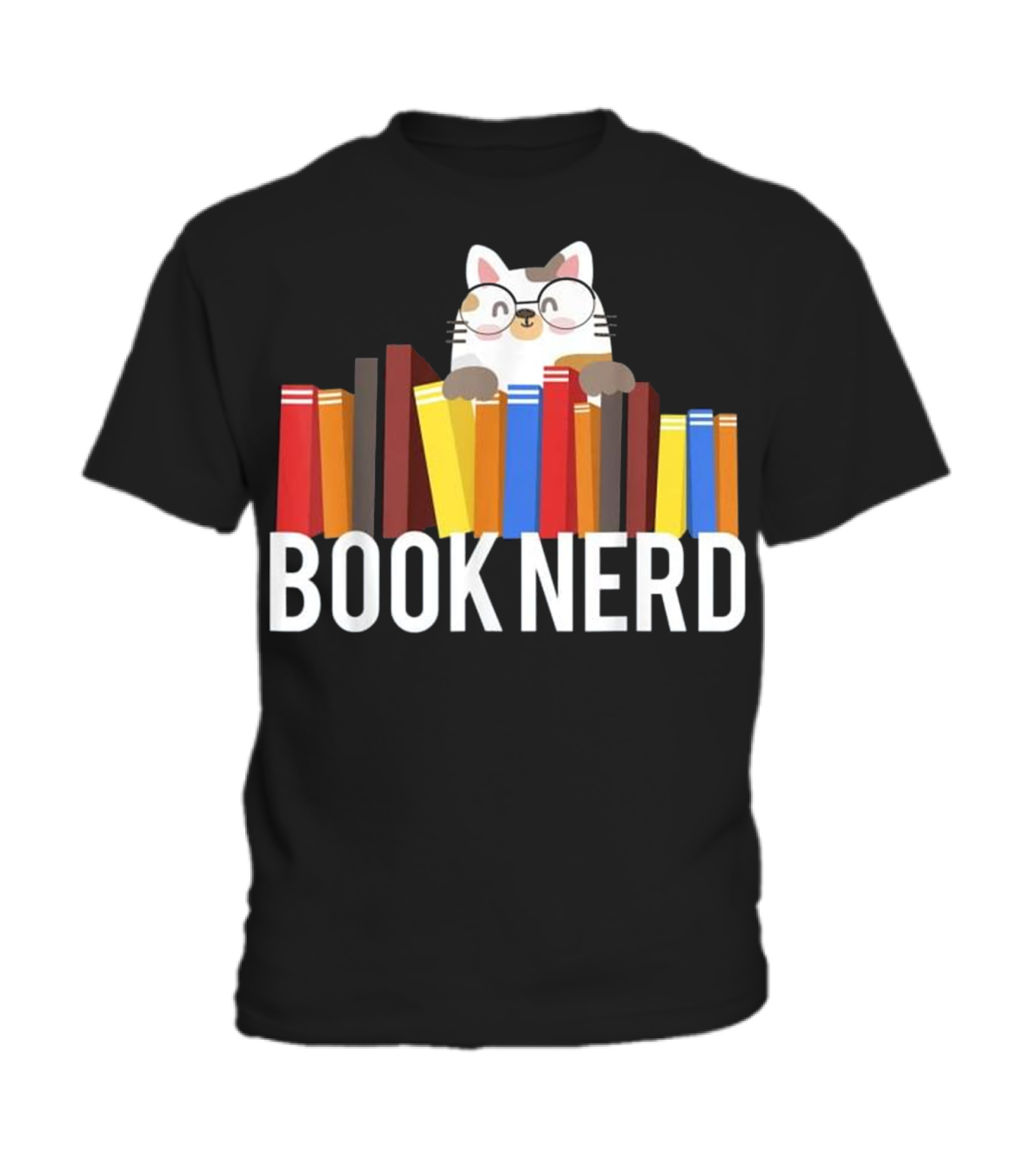 Book Nerd Cat Lovers Cute...Toddler T-Shirt 