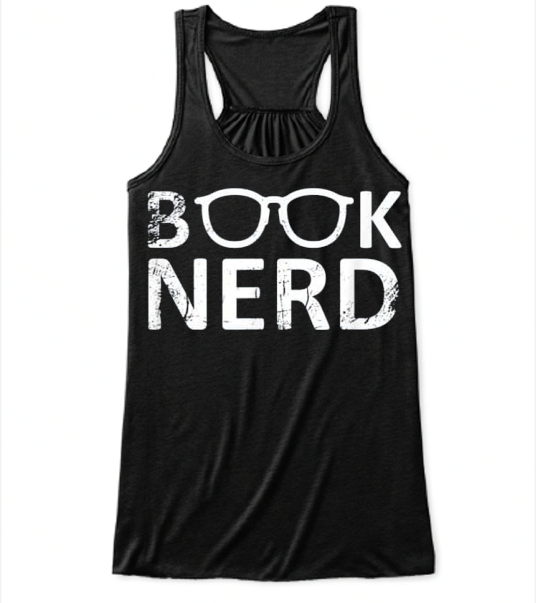 Book Nerd Funny Gift Reading Li Flowy Tank Top