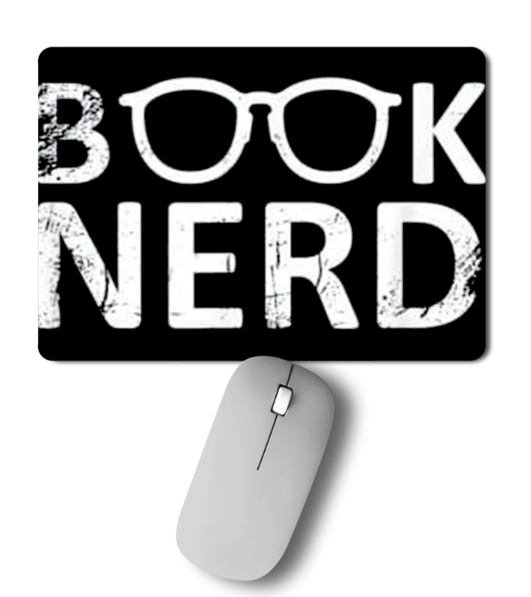 Book Nerd Funny Gift Read...Mousepad 