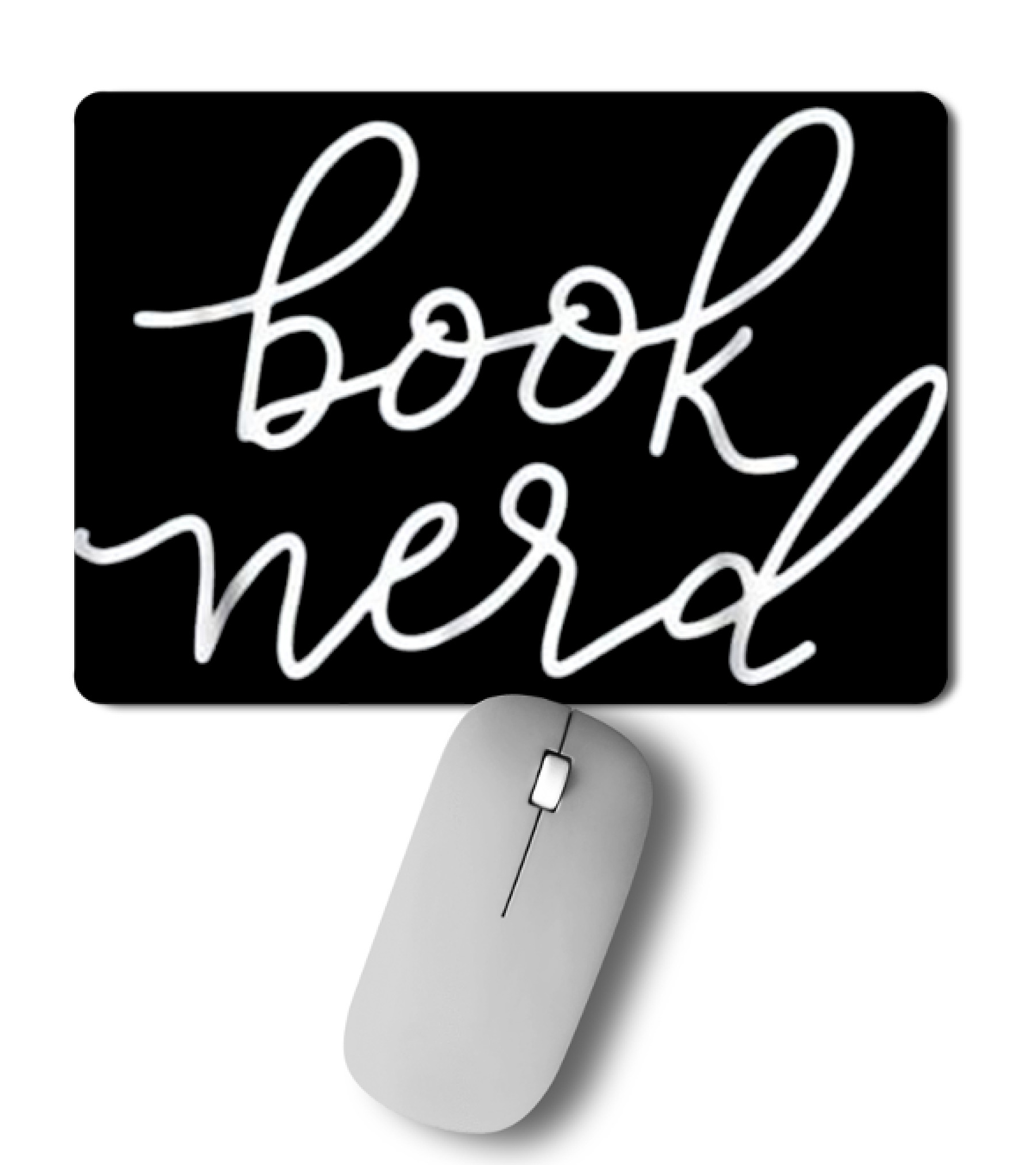 Book Nerd Funny Gift Read...Mousepad 