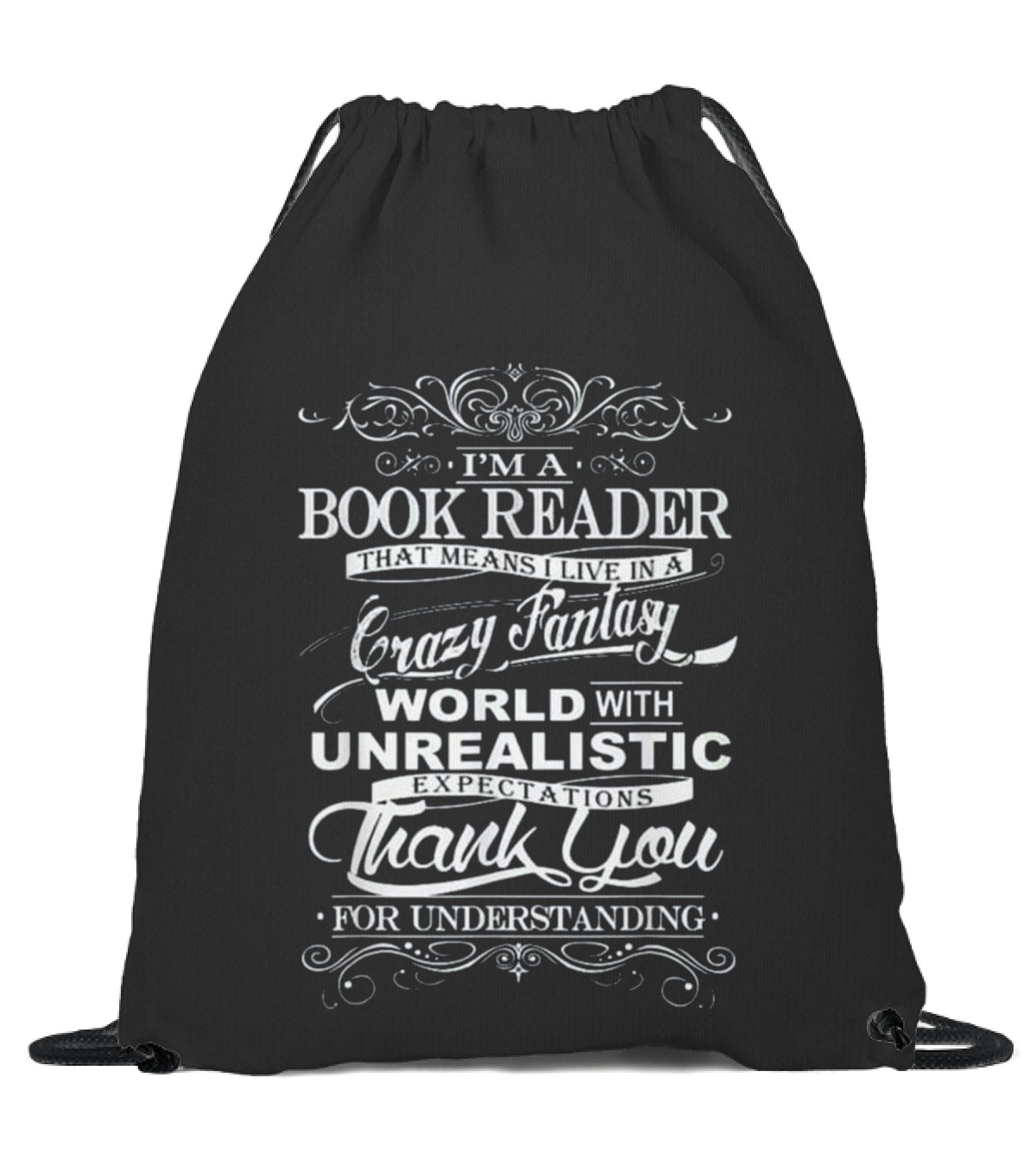 Book Reader - I'm Book Reader Gift Drawstring Bag