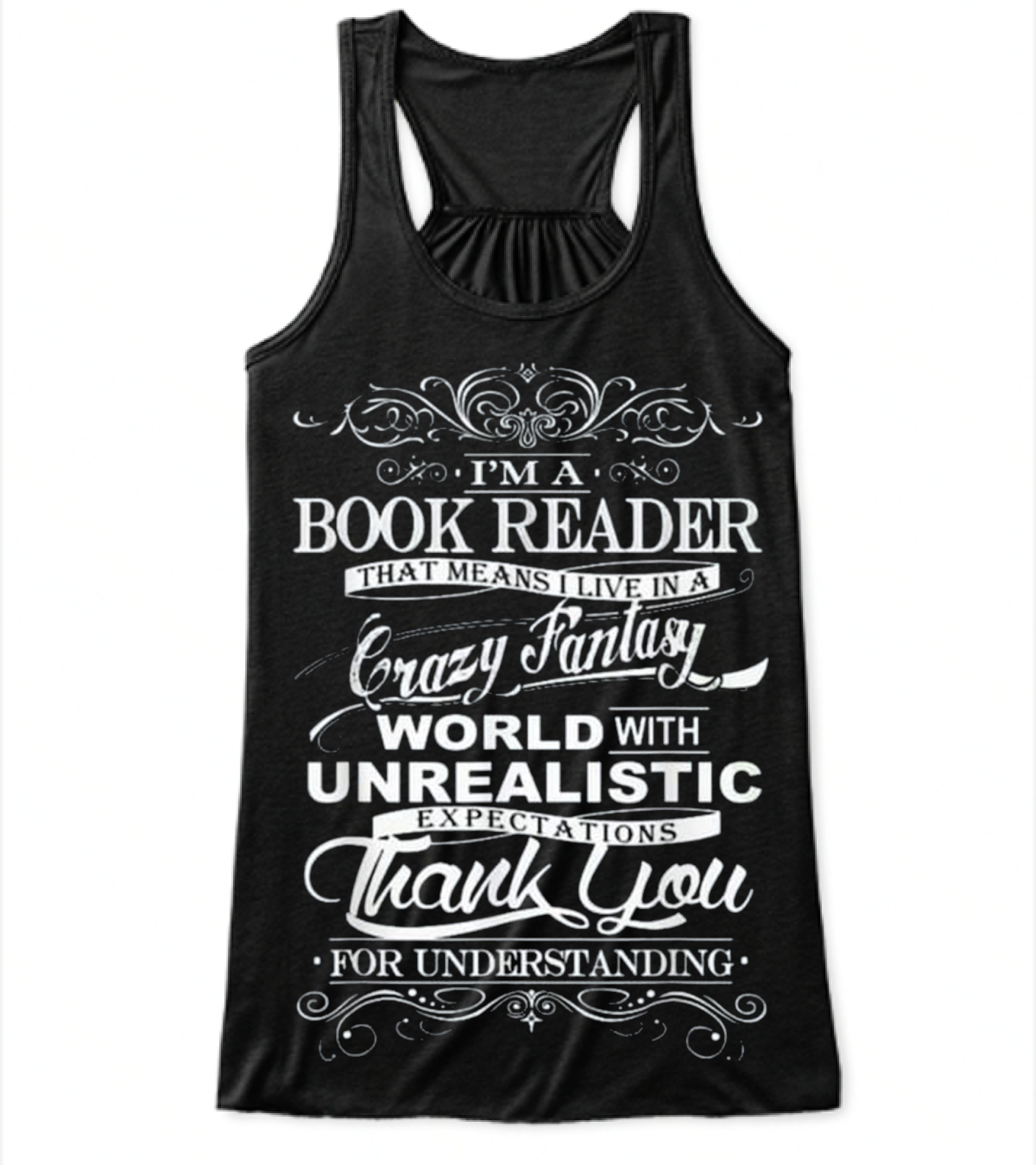 Book Reader - I'm Book Reader Gift Flowy Tank Top