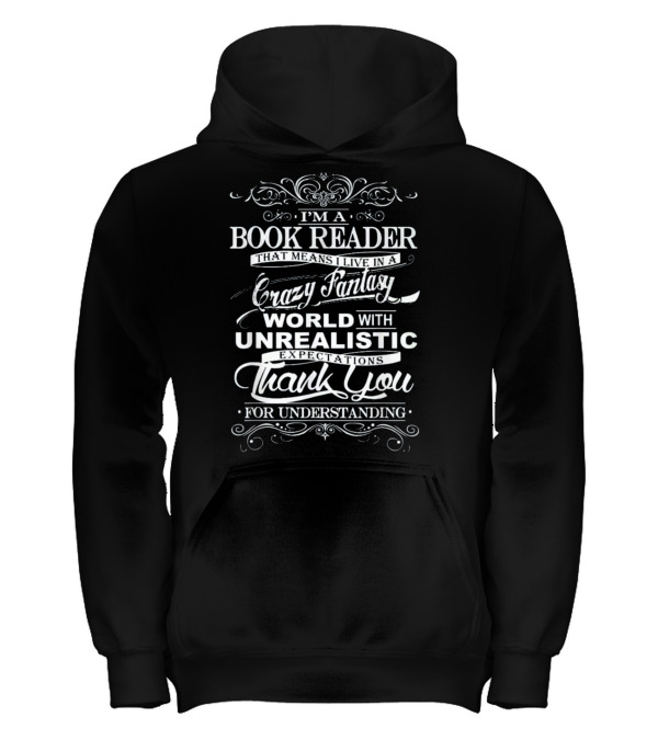 Book Reader - I'm Book Reader Gift Kids Hoodie Book Reader - I'm Book Reader Gift Kids Hoodie