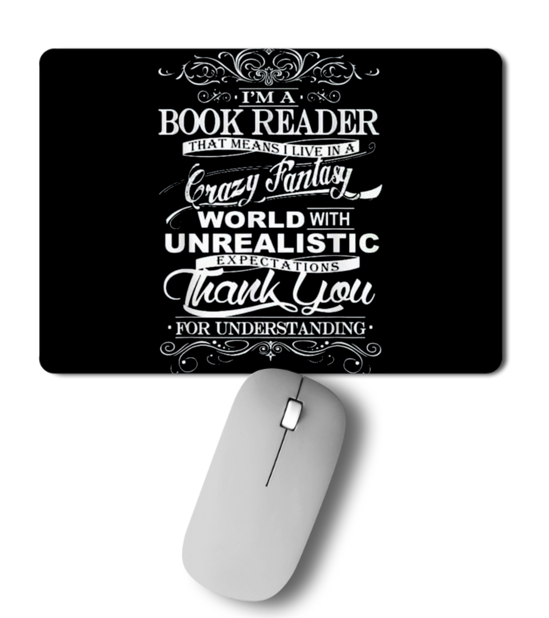 Book Reader - I'm Book Reader Gift Mousepad