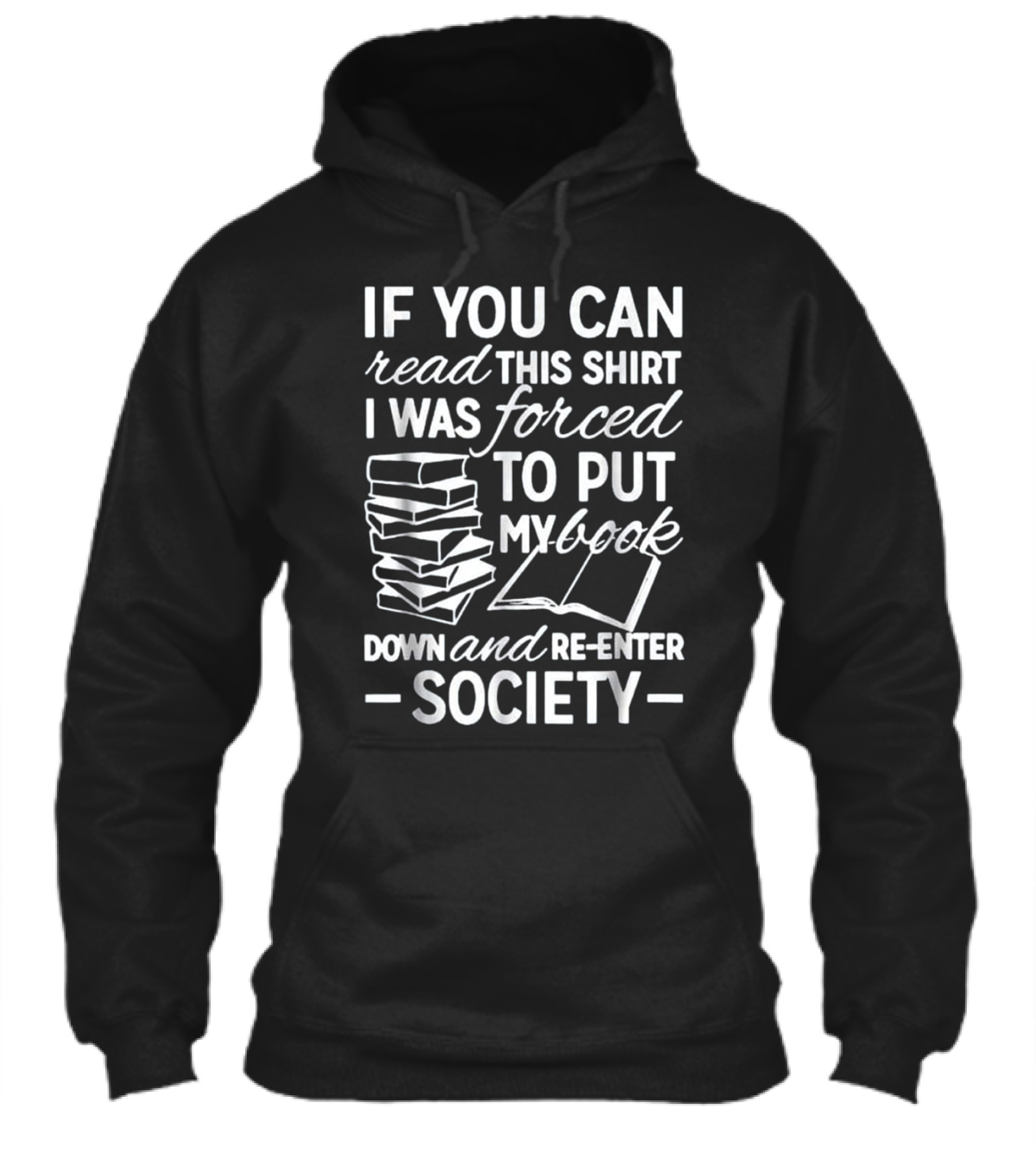 Book Shirts - Book Reading Lover Hoodie