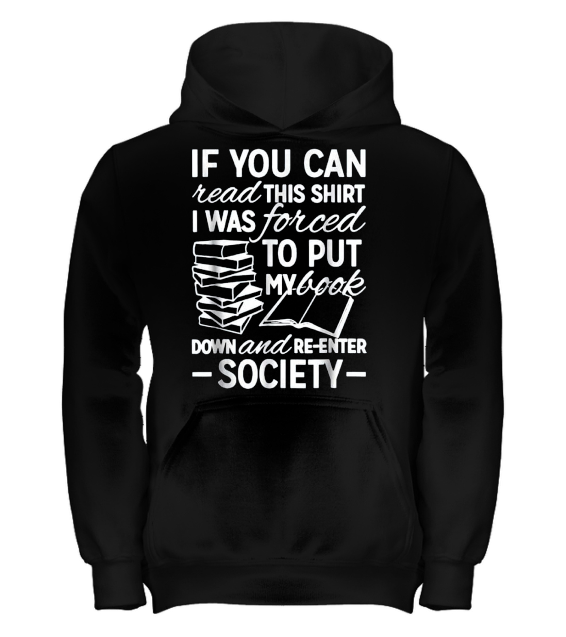 Book Shirts - Book Reading Lover Kids Hoodie