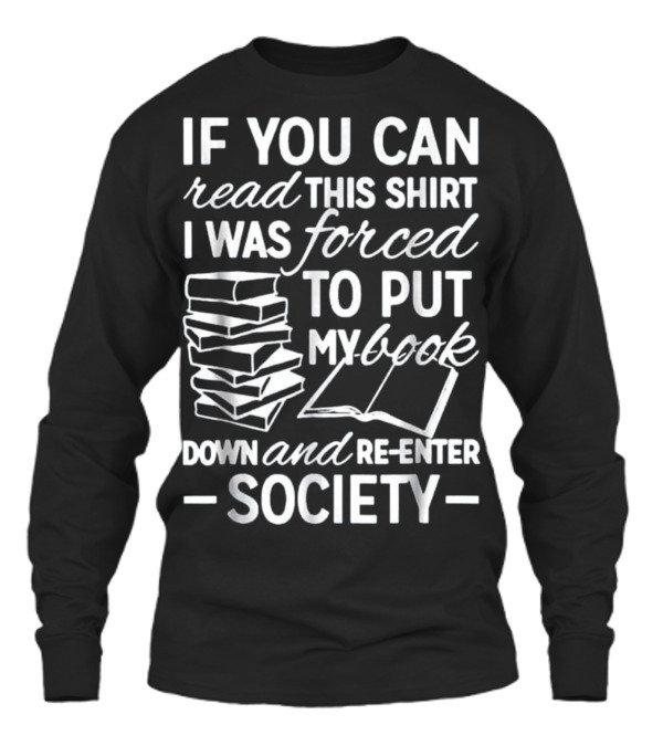 Book Shirts - Book Reading Lover Unisex Long Sleeve Book Shirts - Book Reading Lover Unisex Long Sleeve