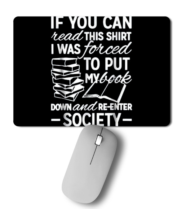 Book Shirts - Book Reading Lover Mousepad Book Shirts - Book Reading Lover Mousepad