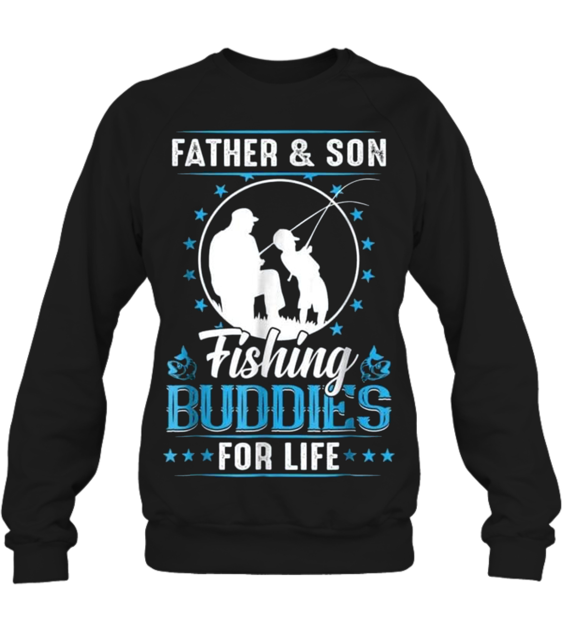Father & Son Fishing Budd...Crewneck Sweatshirt 