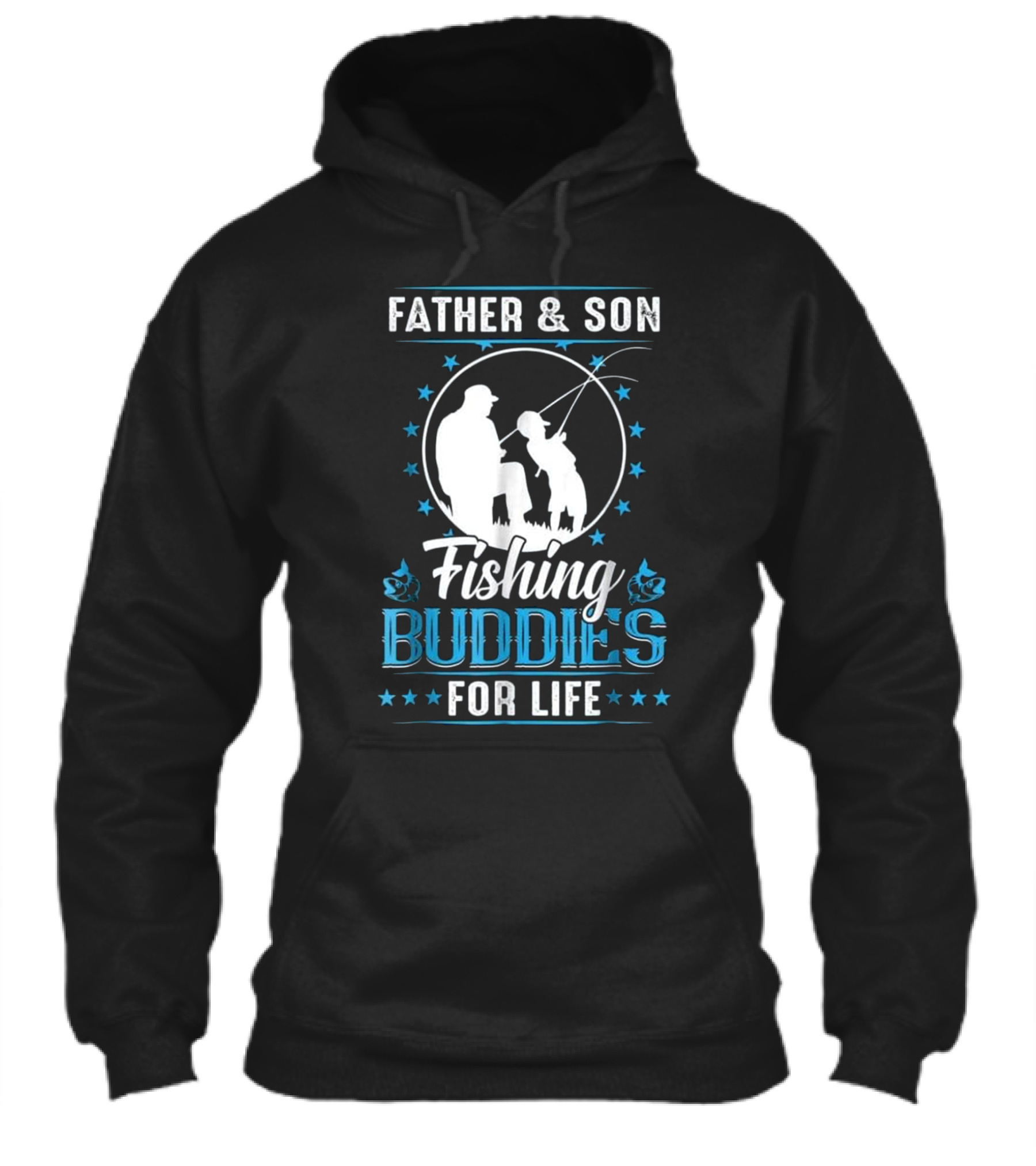 Father & Son Fishing Buddies for Life F Hoodie