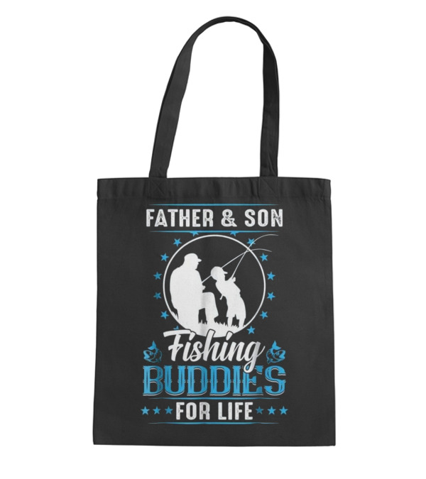 Father & Son Fishing Buddies for Life F Tote Bag Father & Son Fishing Buddies for Life F Tote Bag