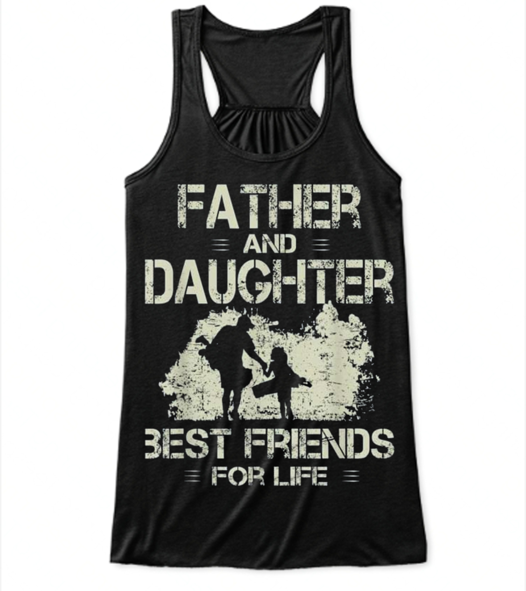 Father and daughter best ...Flowy Tank Top 