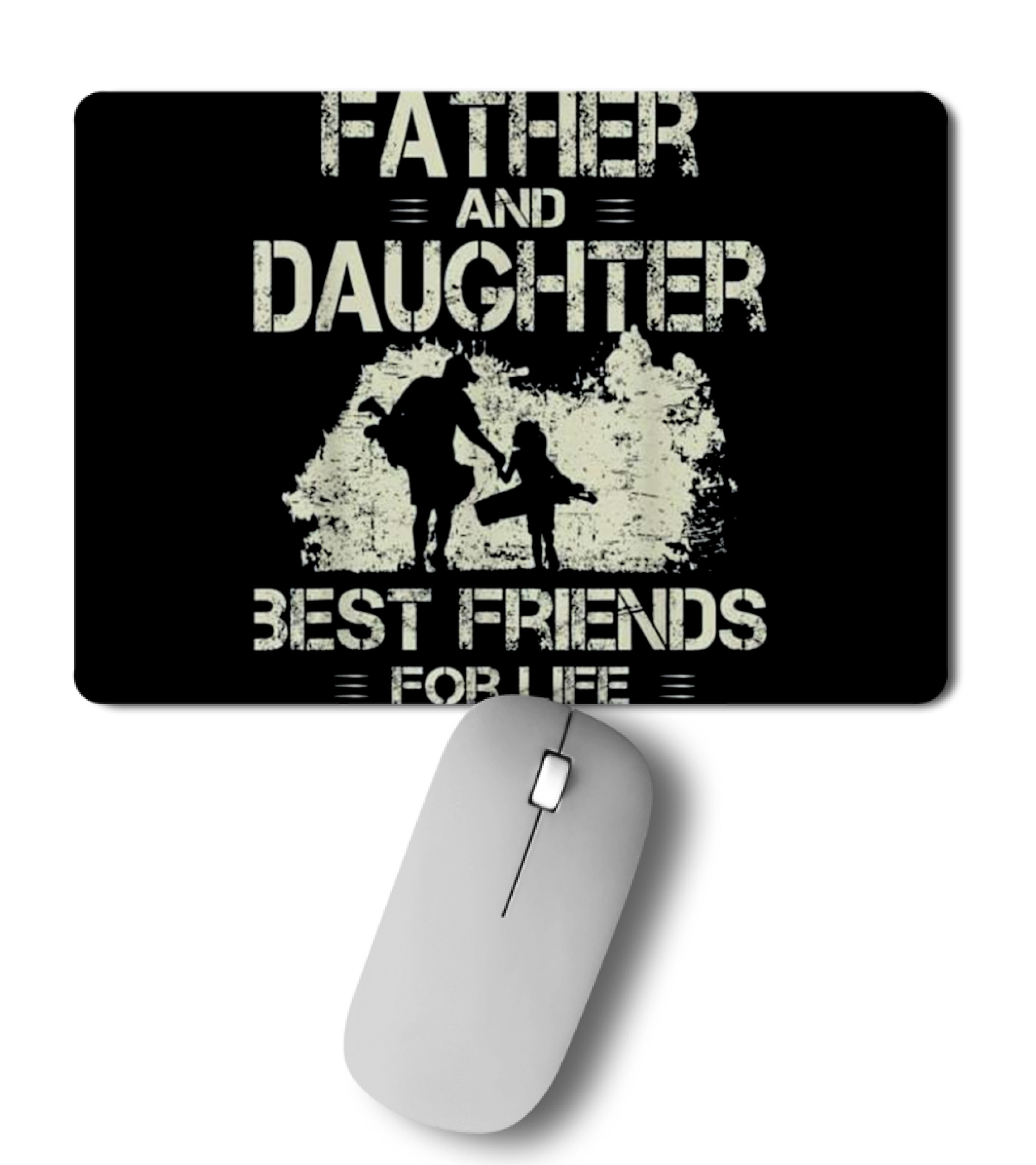 Father and daughter best ...Mousepad 