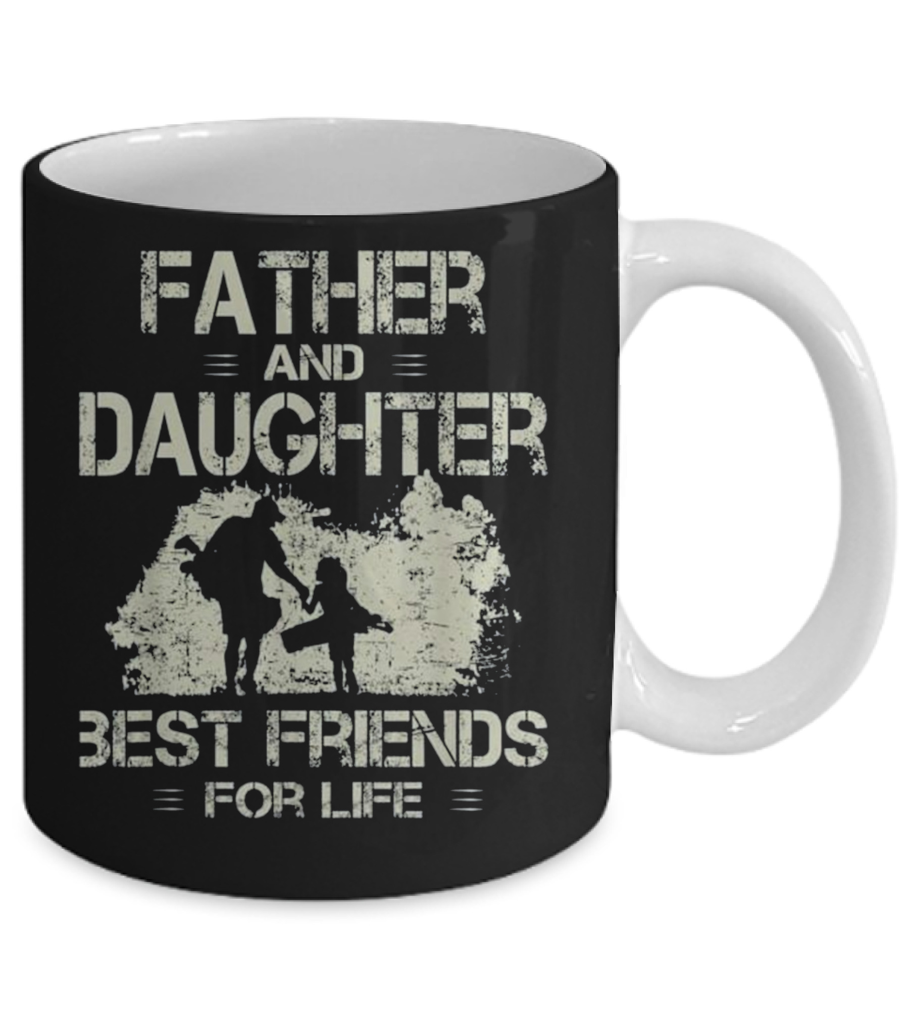 Father and daughter best friends for life go Mug