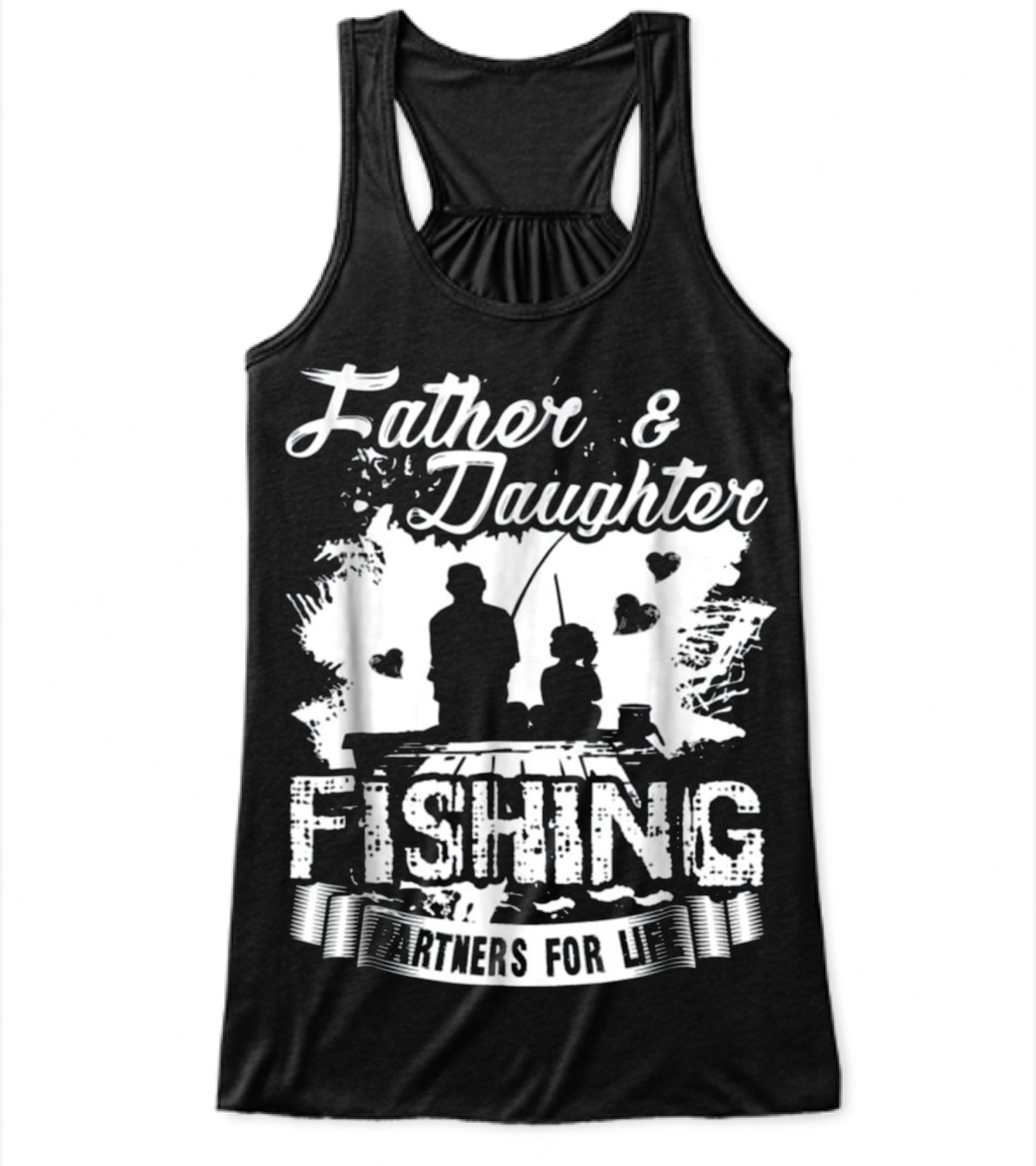 Father And Daughter Fishi...Flowy Tank Top 
