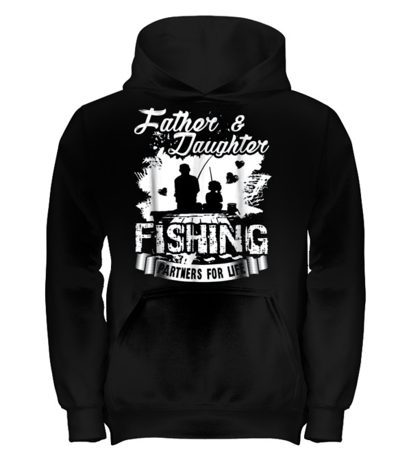 Father And Daughter Fishing Partners Kids Hoodie Father And Daughter Fishing Partners Kids Hoodie
