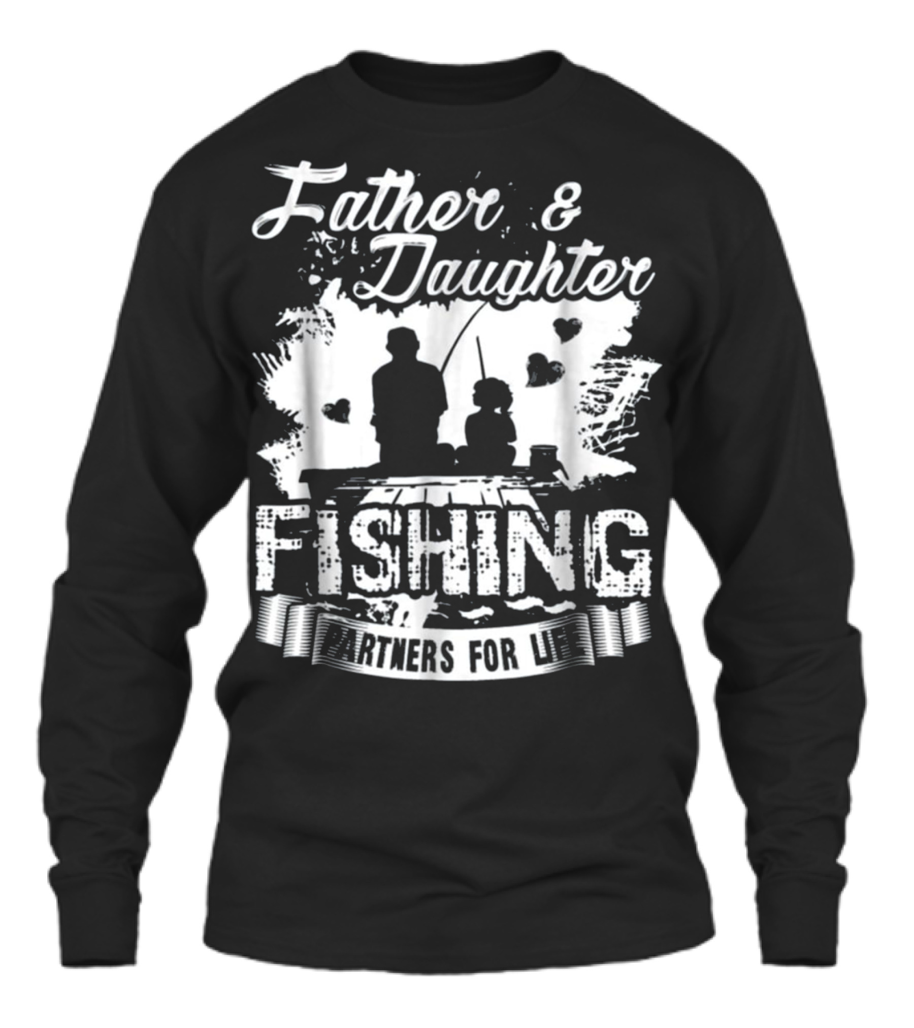 Father And Daughter Fishing Partners Unisex Long Sleeve