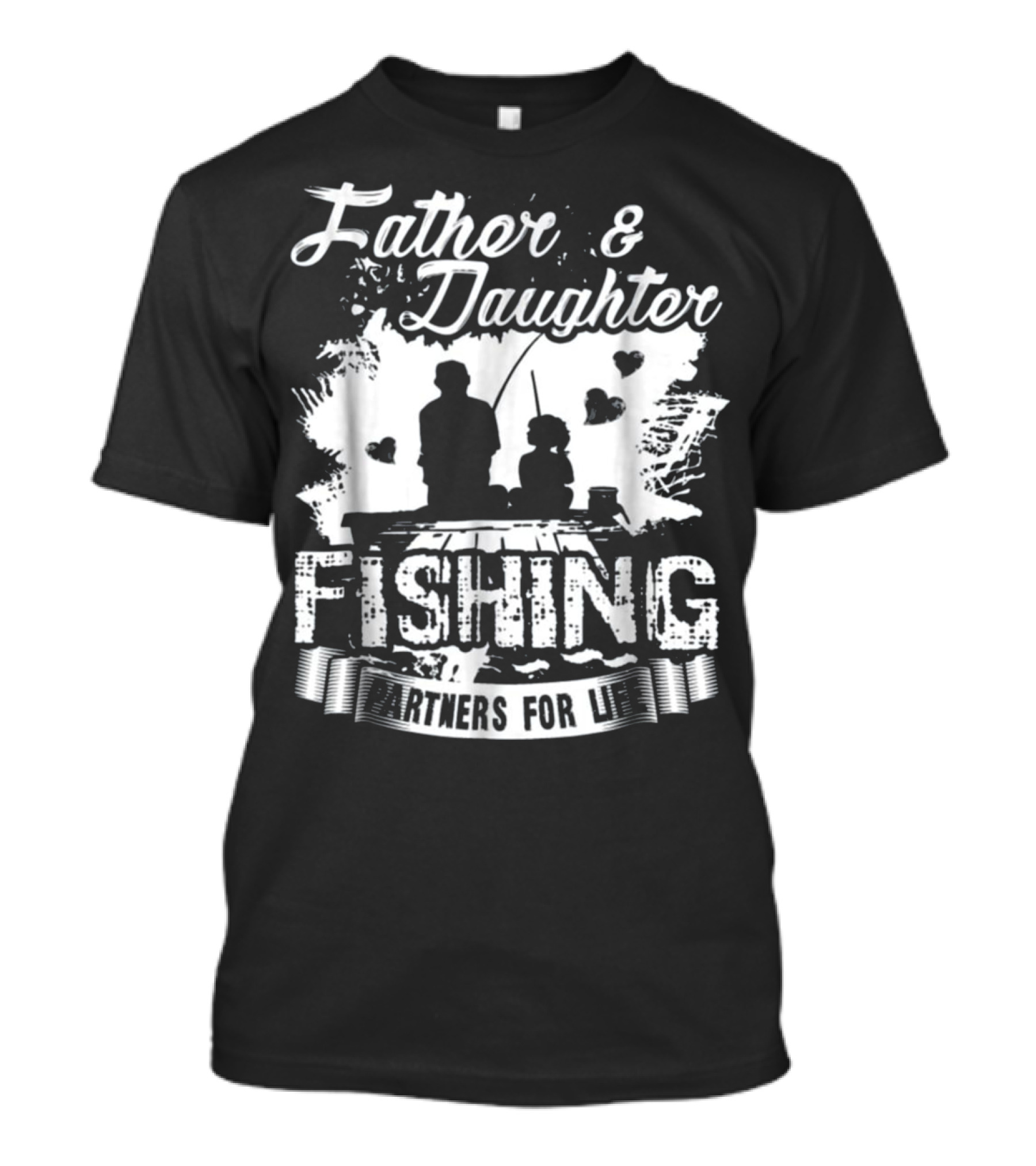Father And Daughter Fishi...T-Shirt 