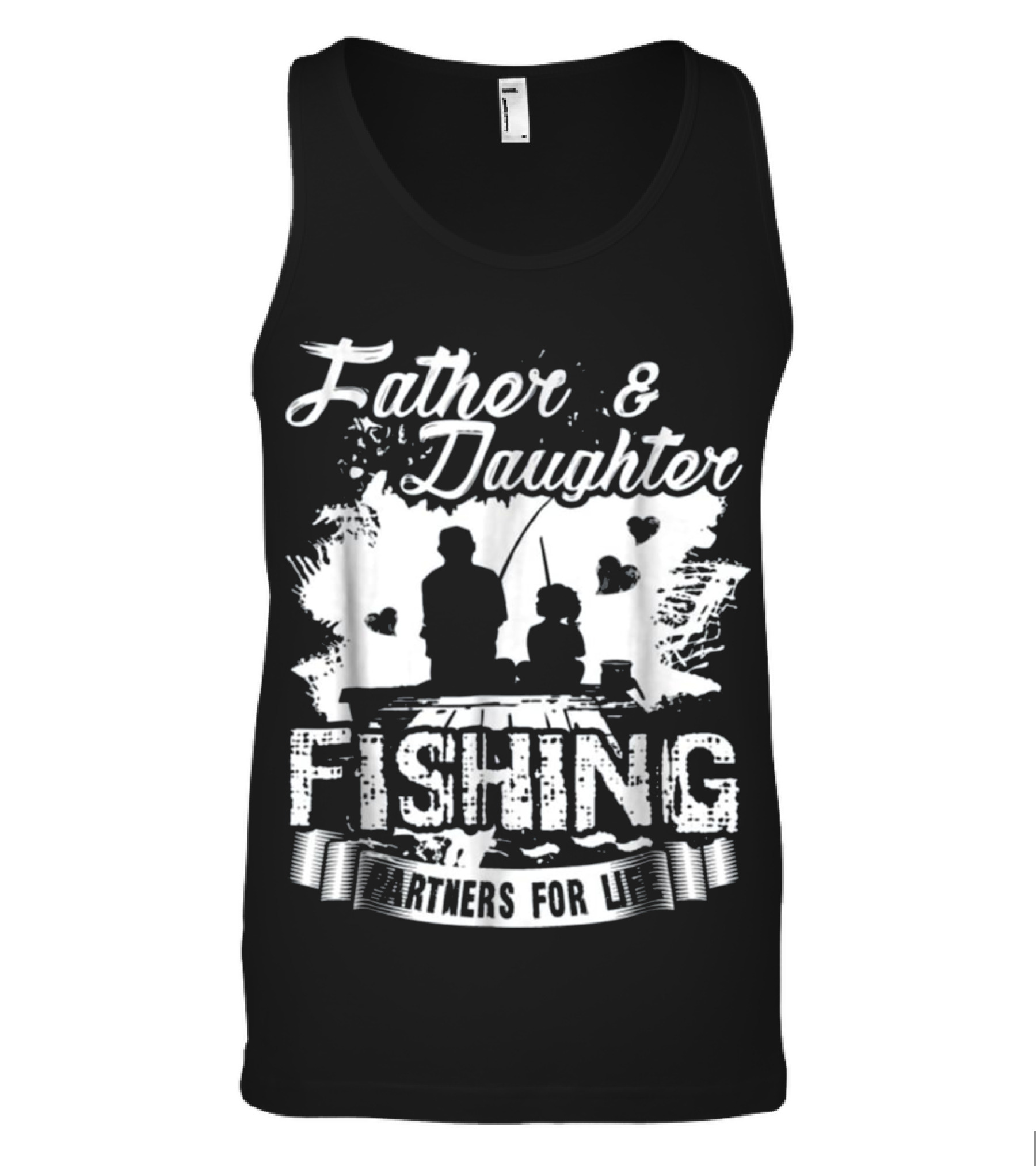 Father And Daughter Fishing Partners Tank Top