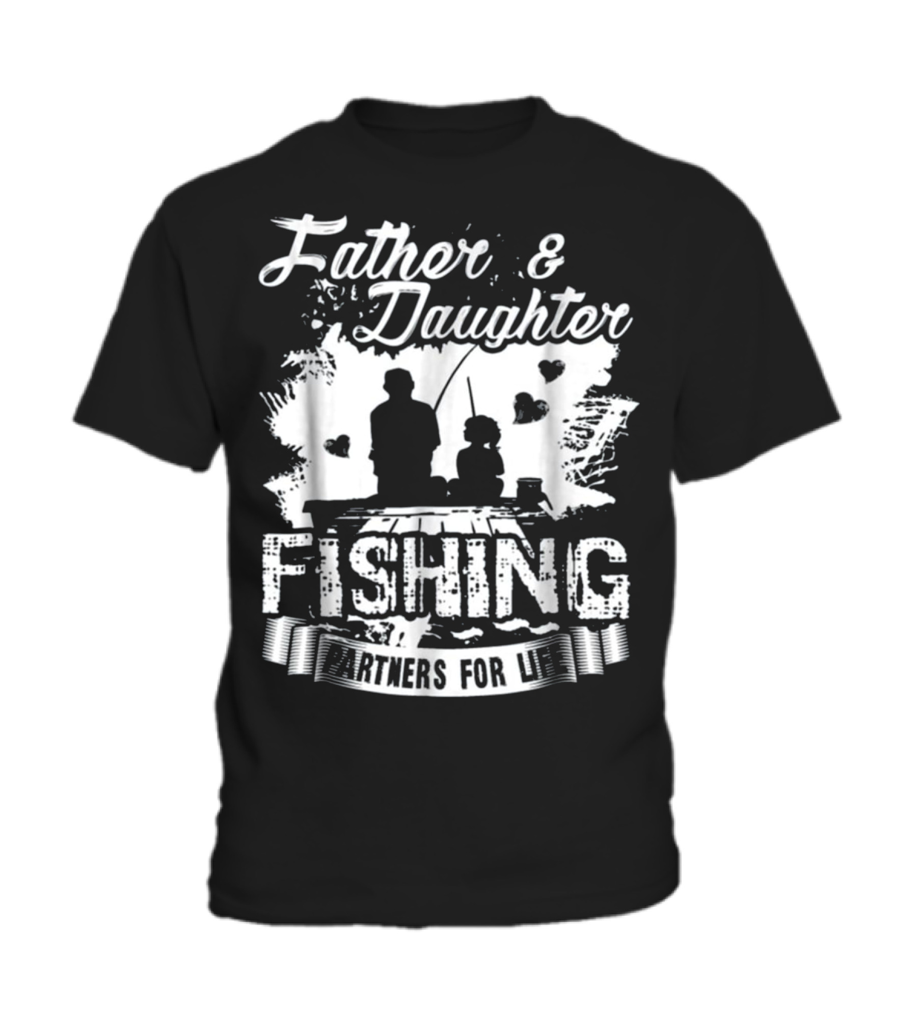 Father And Daughter Fishing Partners Toddler T-Shirt
