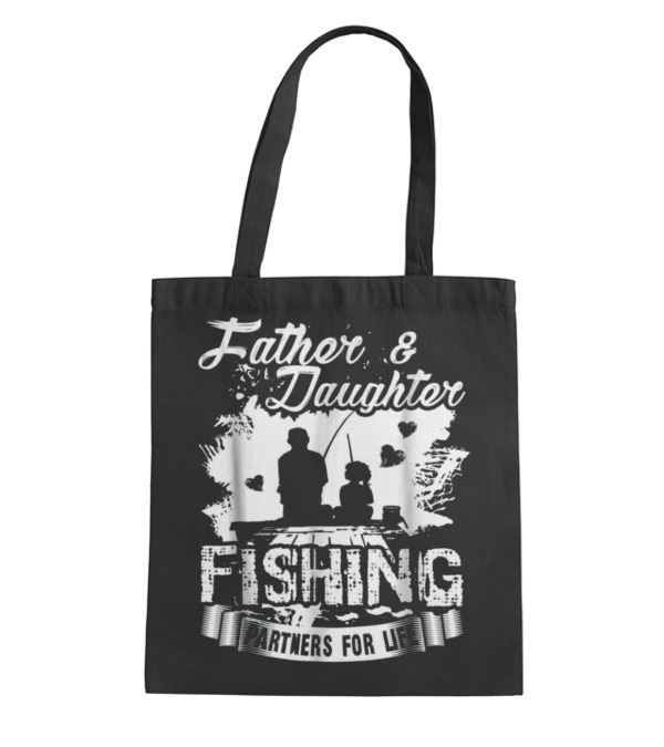 Father And Daughter Fishing Partners Tote Bag Father And Daughter Fishing Partners Tote Bag