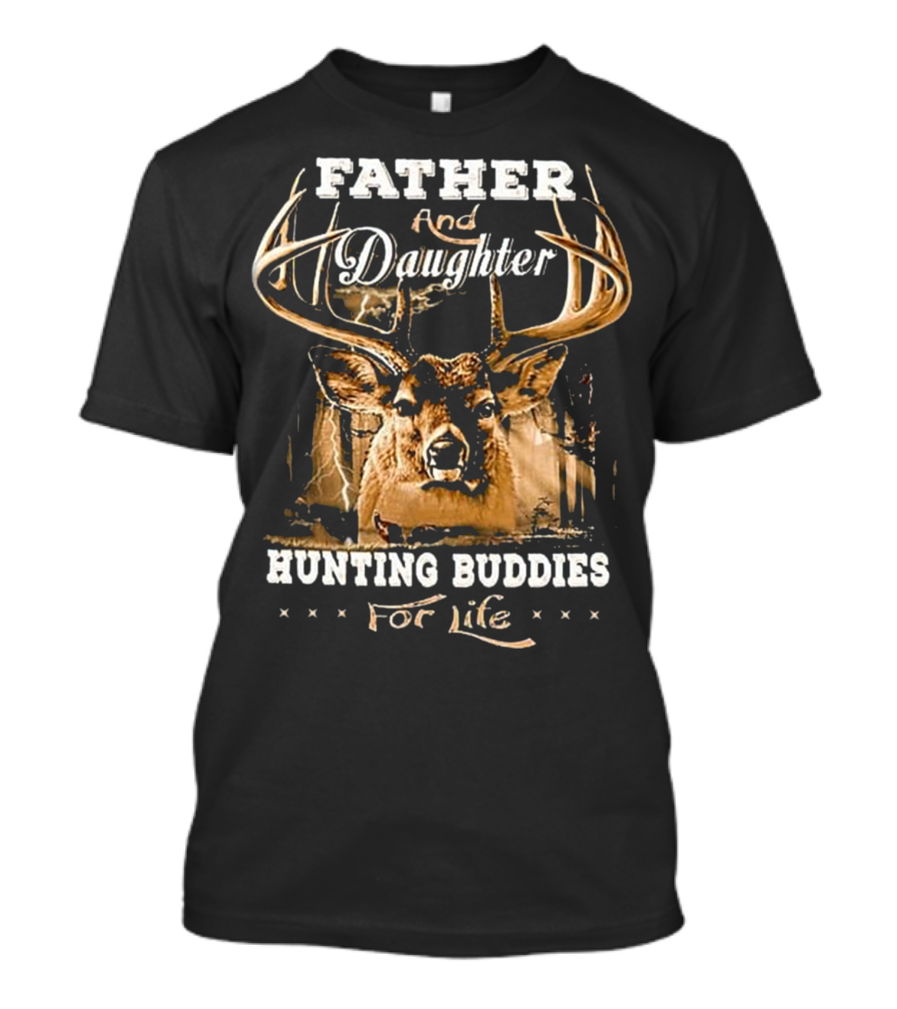 Father and daughter hunting buddies for l T-Shirt