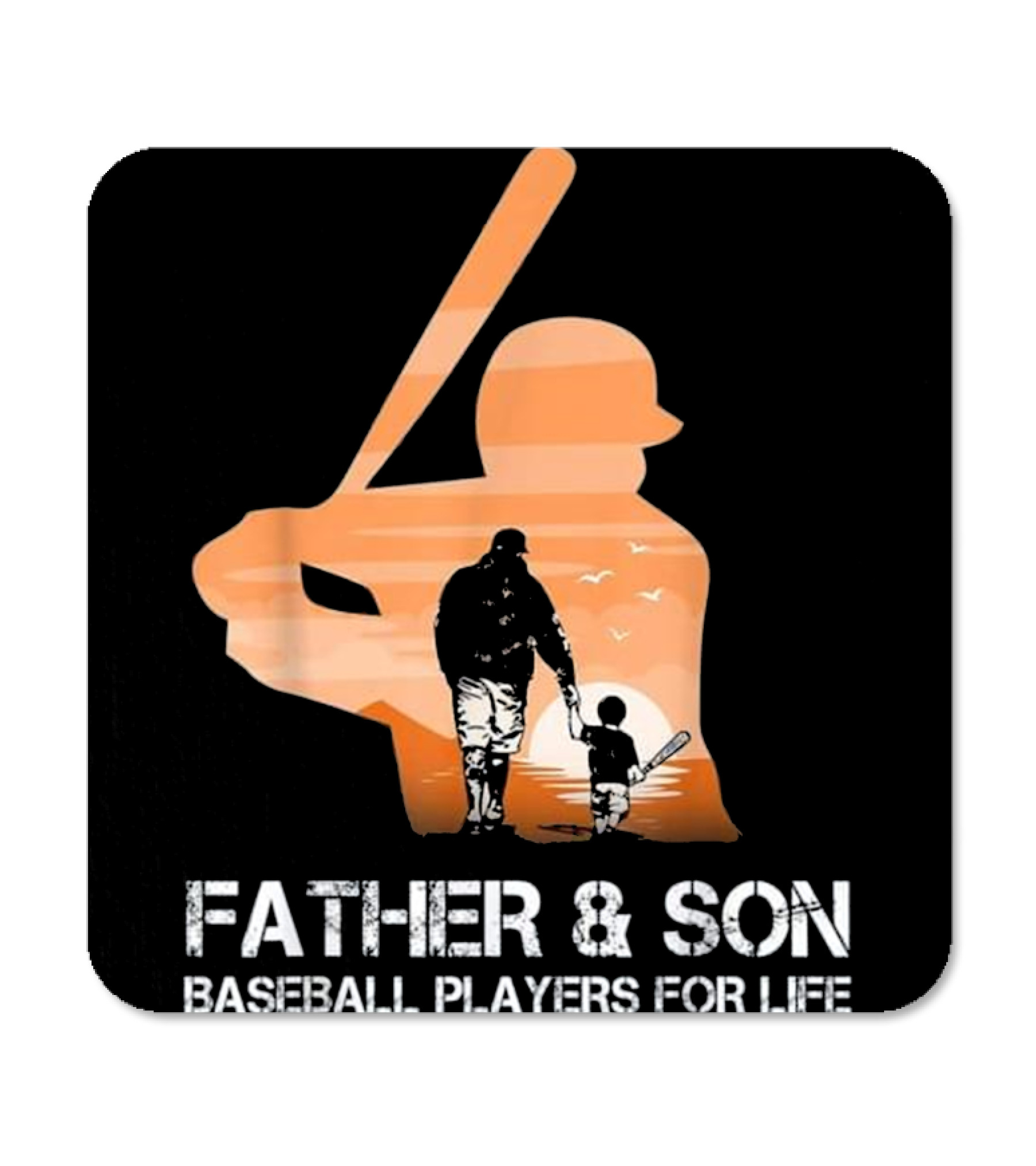 Father And Son Baseball P...Coaster 