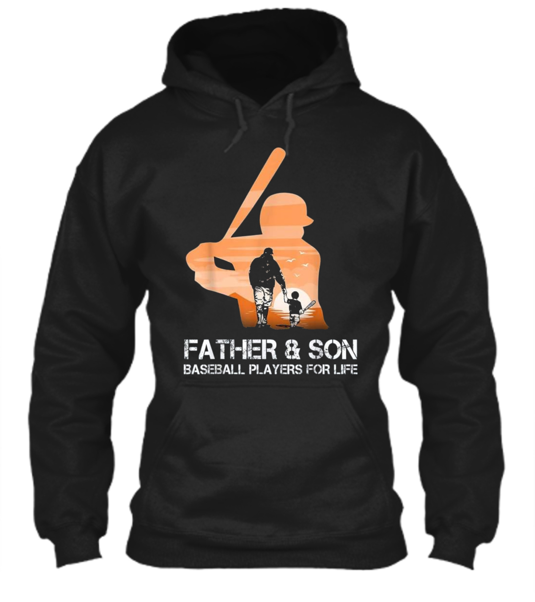 Father And Son Baseball Players For Li Hoodie