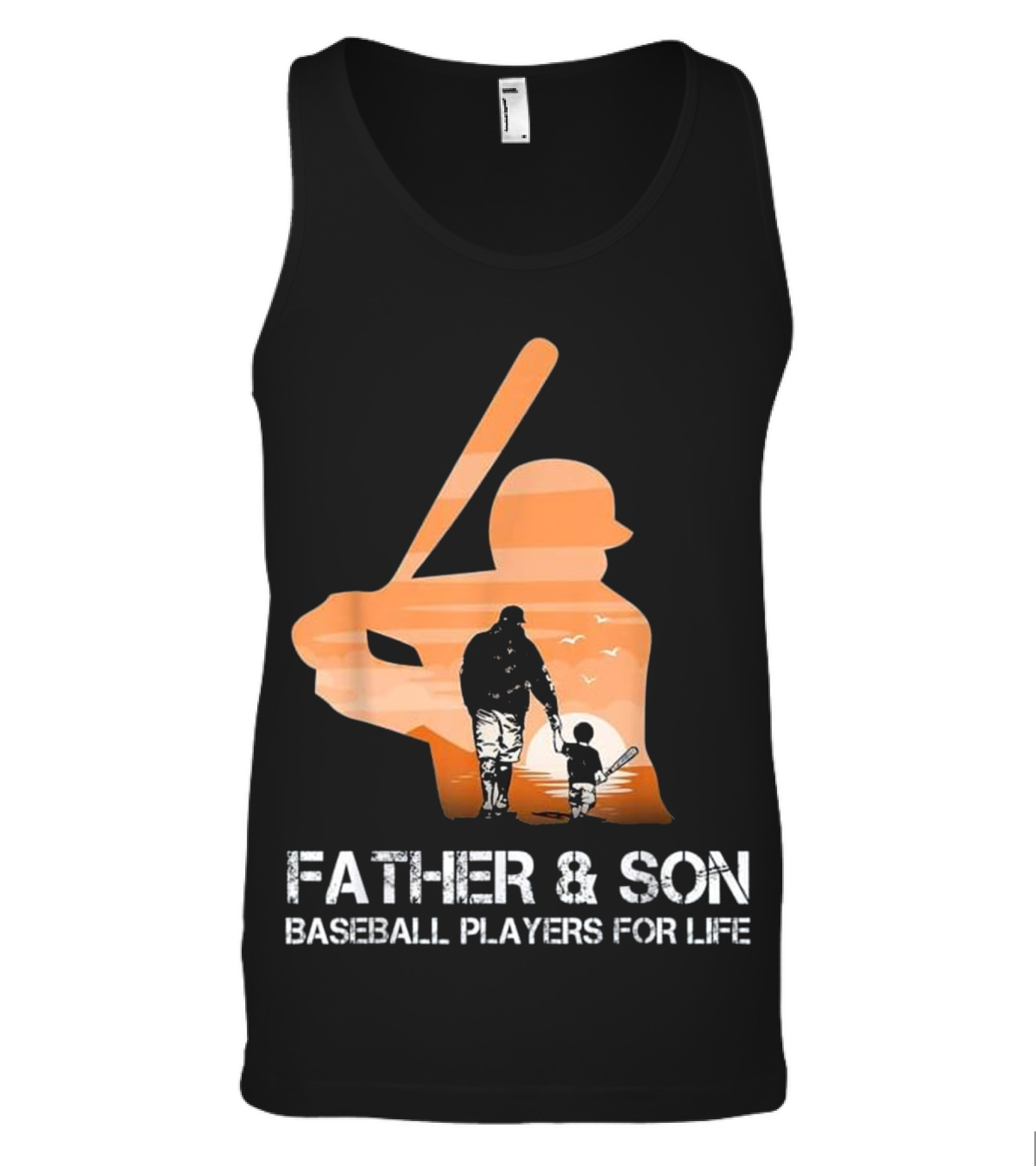 Father And Son Baseball Players For Li Tank Top