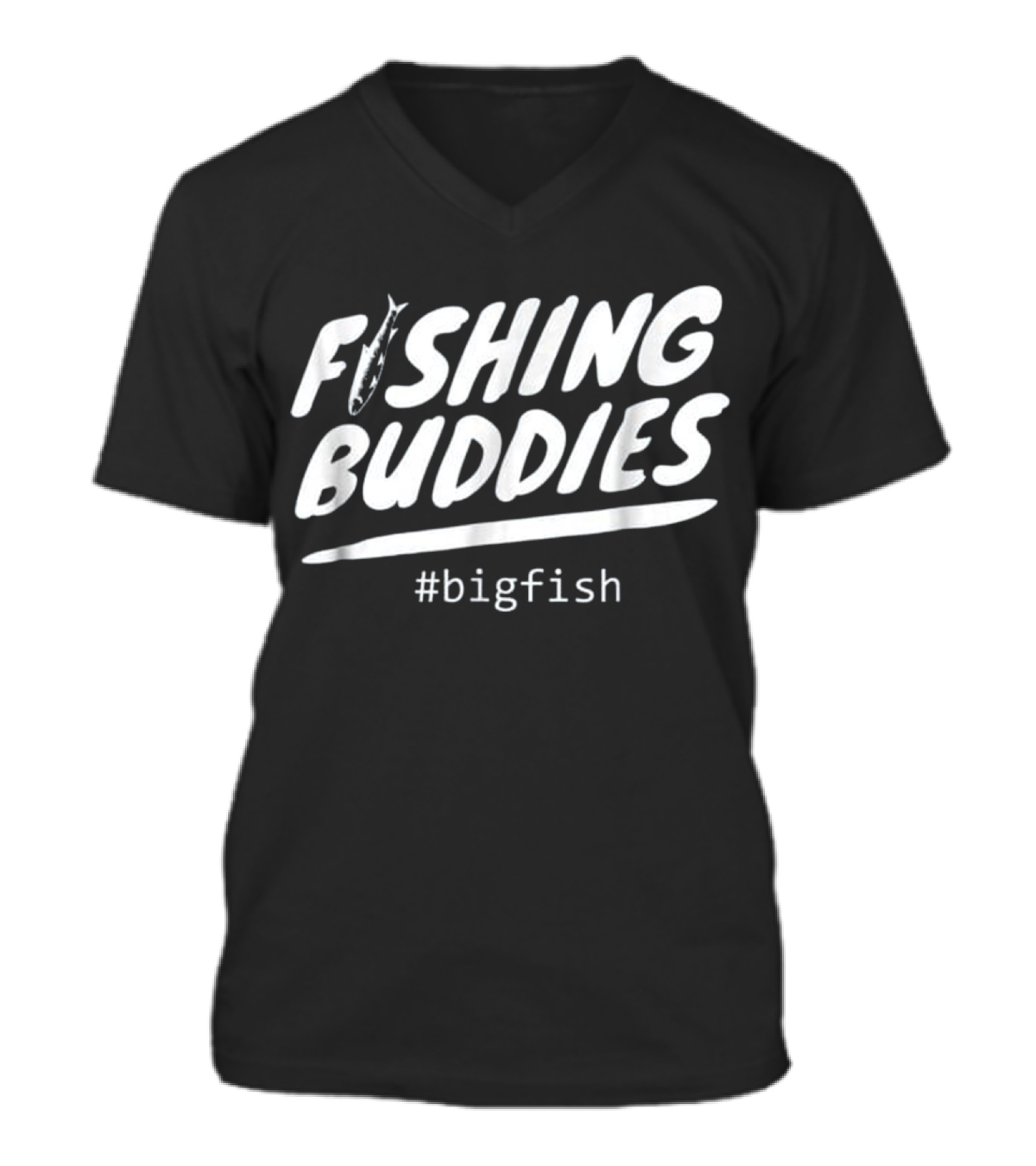 Father and Son Fishing s ...V-Neck Unisex T-Shirt 