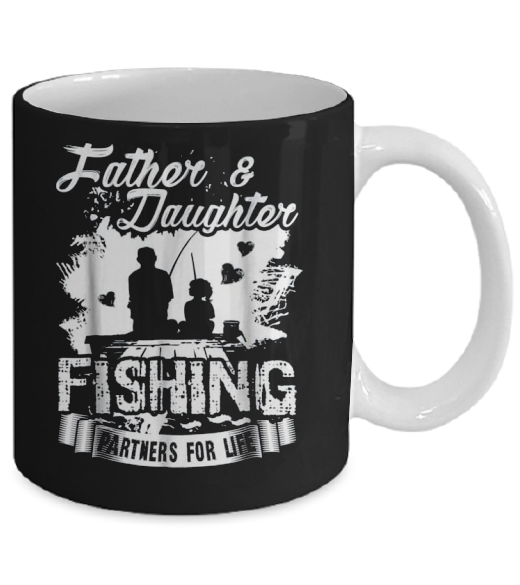 Father Daughter Fishing Partners For L Mug