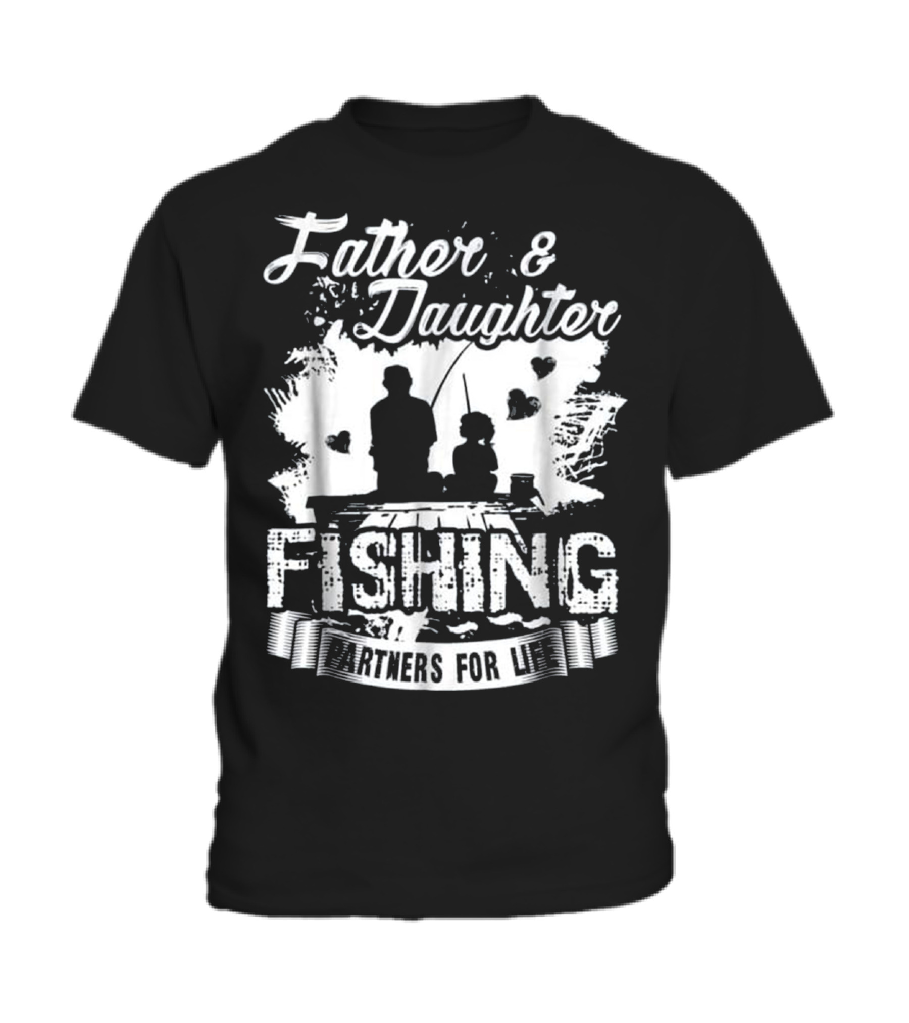 Father Daughter Fishing Partners For L Toddler T-Shirt