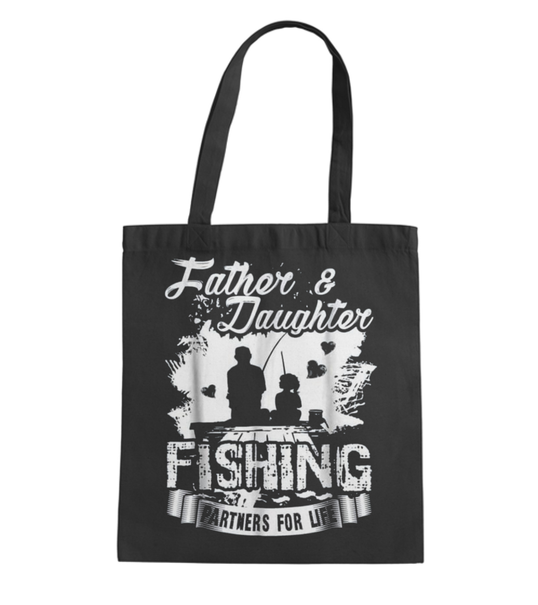 Father Daughter Fishing Partners For L Tote Bag