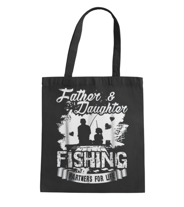 Father Daughter Fishing Partners For L Tote Bag Father Daughter Fishing Partners For L Tote Bag