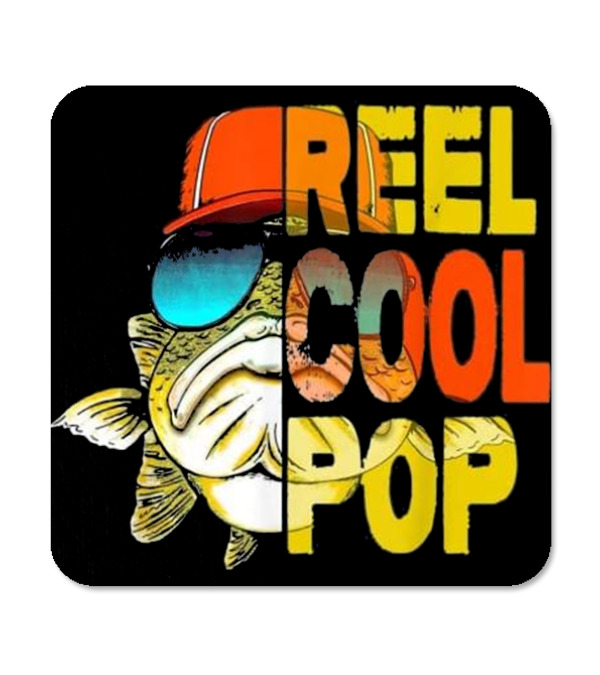 Father's Day - Fishing Reel Cool Pop Coaster Father's Day - Fishing Reel Cool Pop Coaster