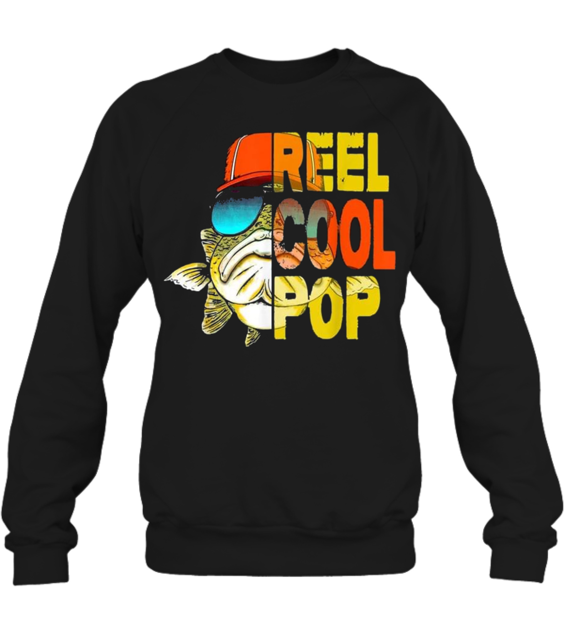 Father's Day - Fishing Reel Cool Pop Crewneck Sweatshirt