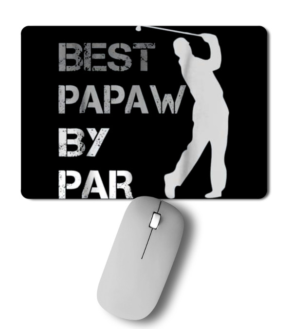 Father's Day Best Papaw by Par Funny Golf Mousepad Father's Day Best Papaw by Par Funny Golf Mousepad