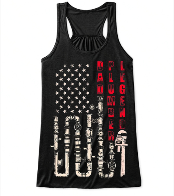 Father's Day Dad Plumber Legend Distresse Flowy Tank Top Father's Day Dad Plumber Legend Distresse Flowy Tank Top